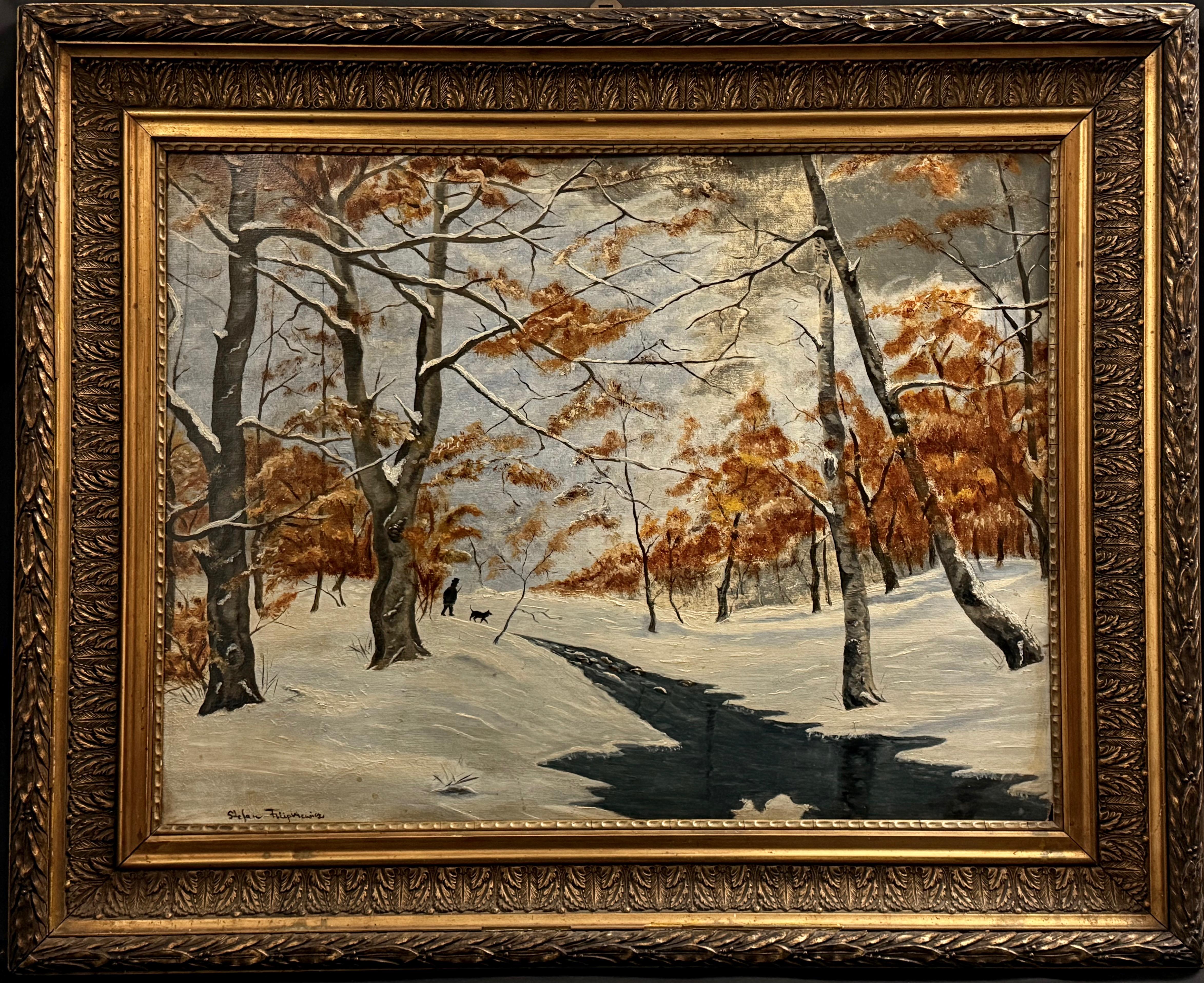 Nieustalony malarz, ''Zima w lesie''