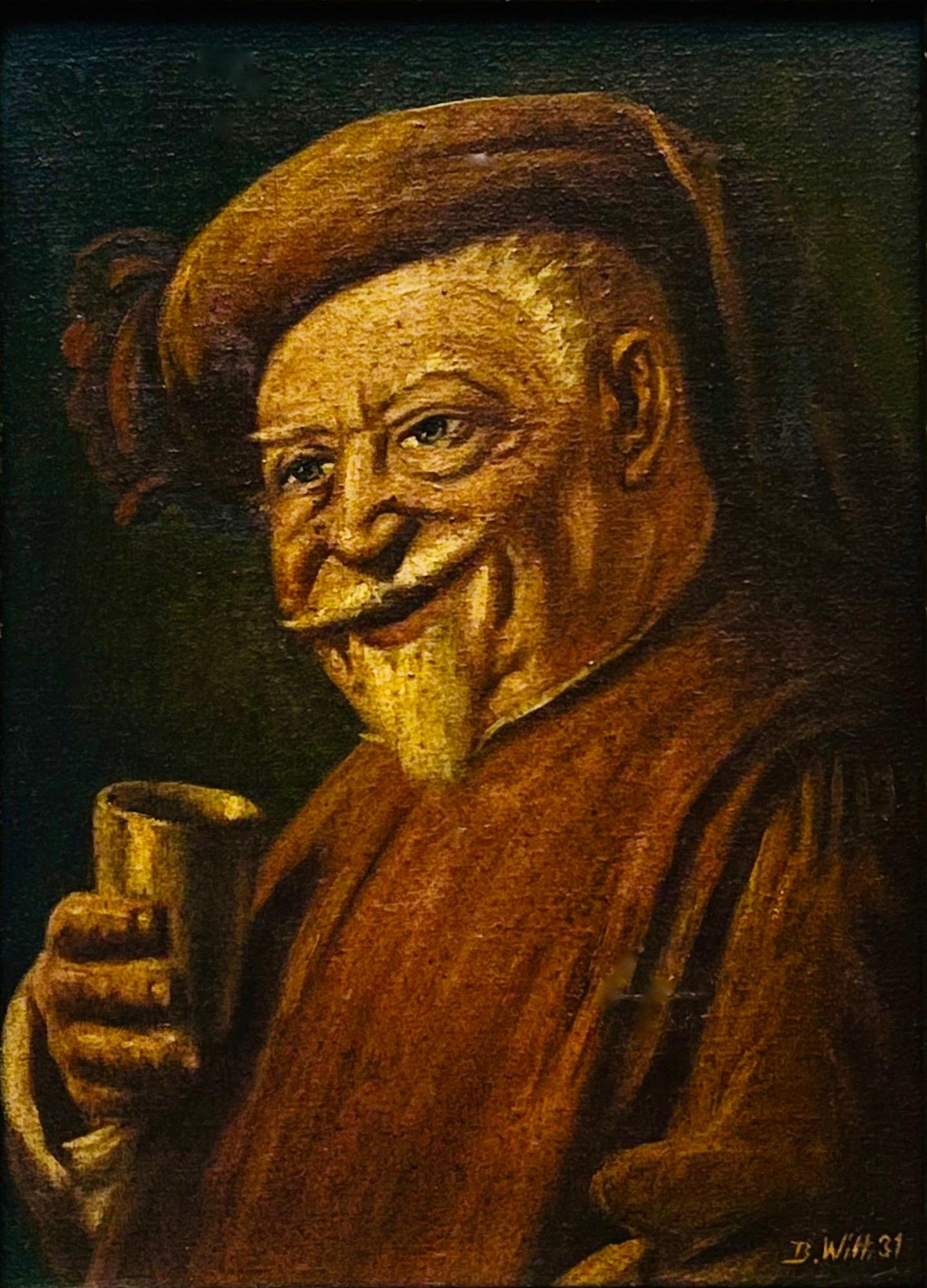 D.WITT, ''Portret mężczyzny w historycznym stroju''