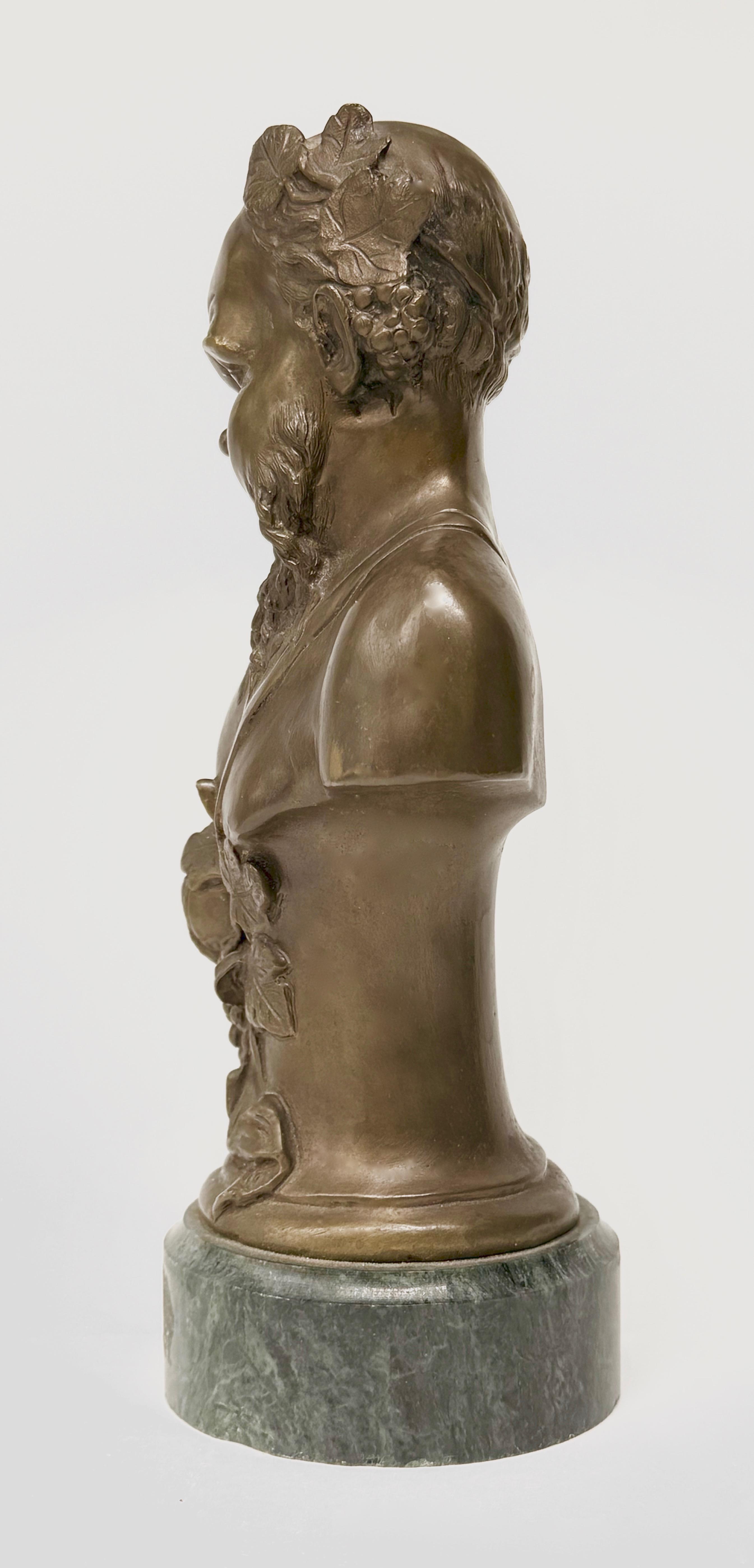 Pełnoplastyczne popiersie Bachusa