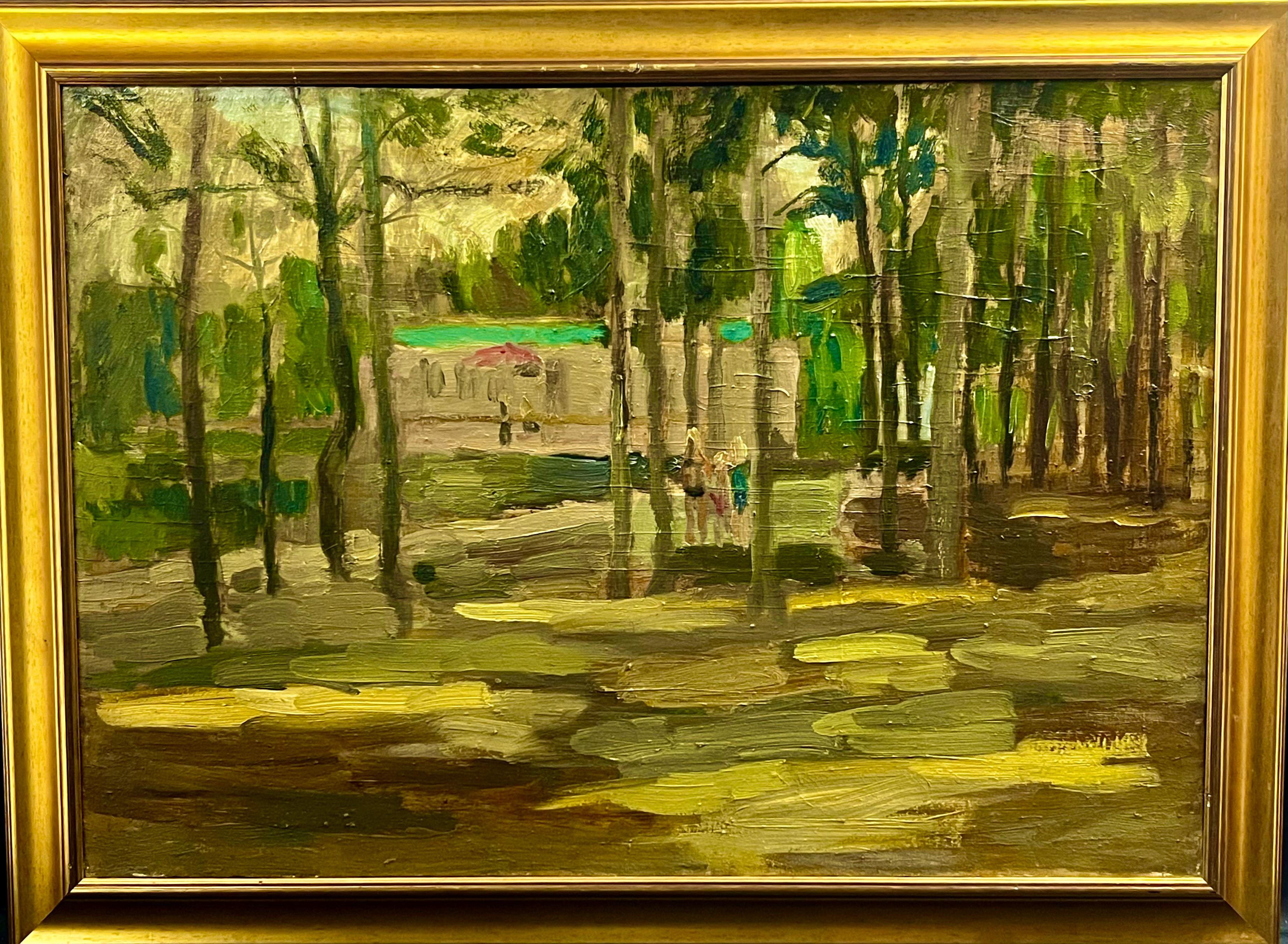 Zenon Kaczmarkiewicz (1926-1993),''Leśne kąpielisko''