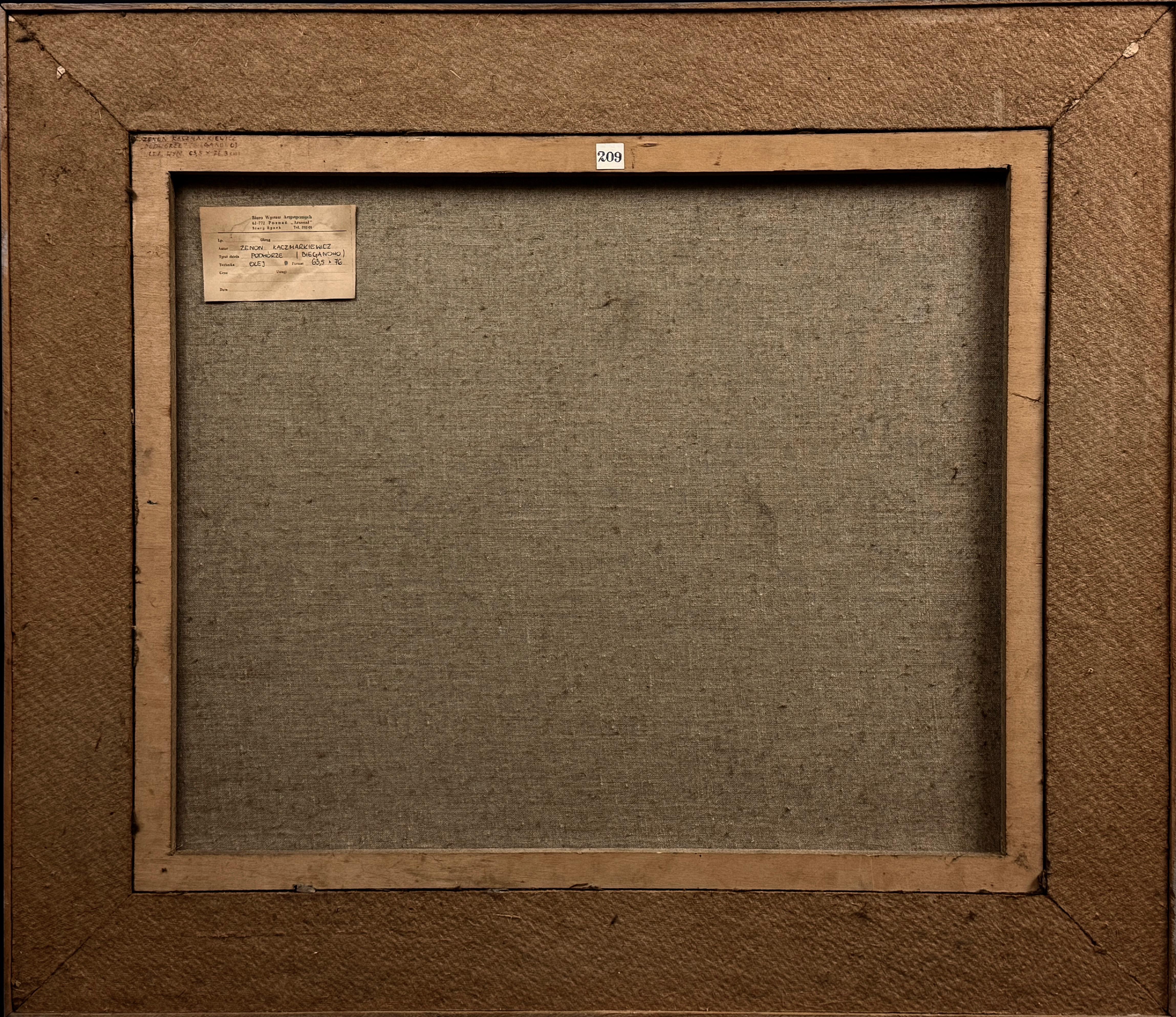 Zenon Kaczmarkiewicz (1926-1993),''Podwórze -Bieganowo''