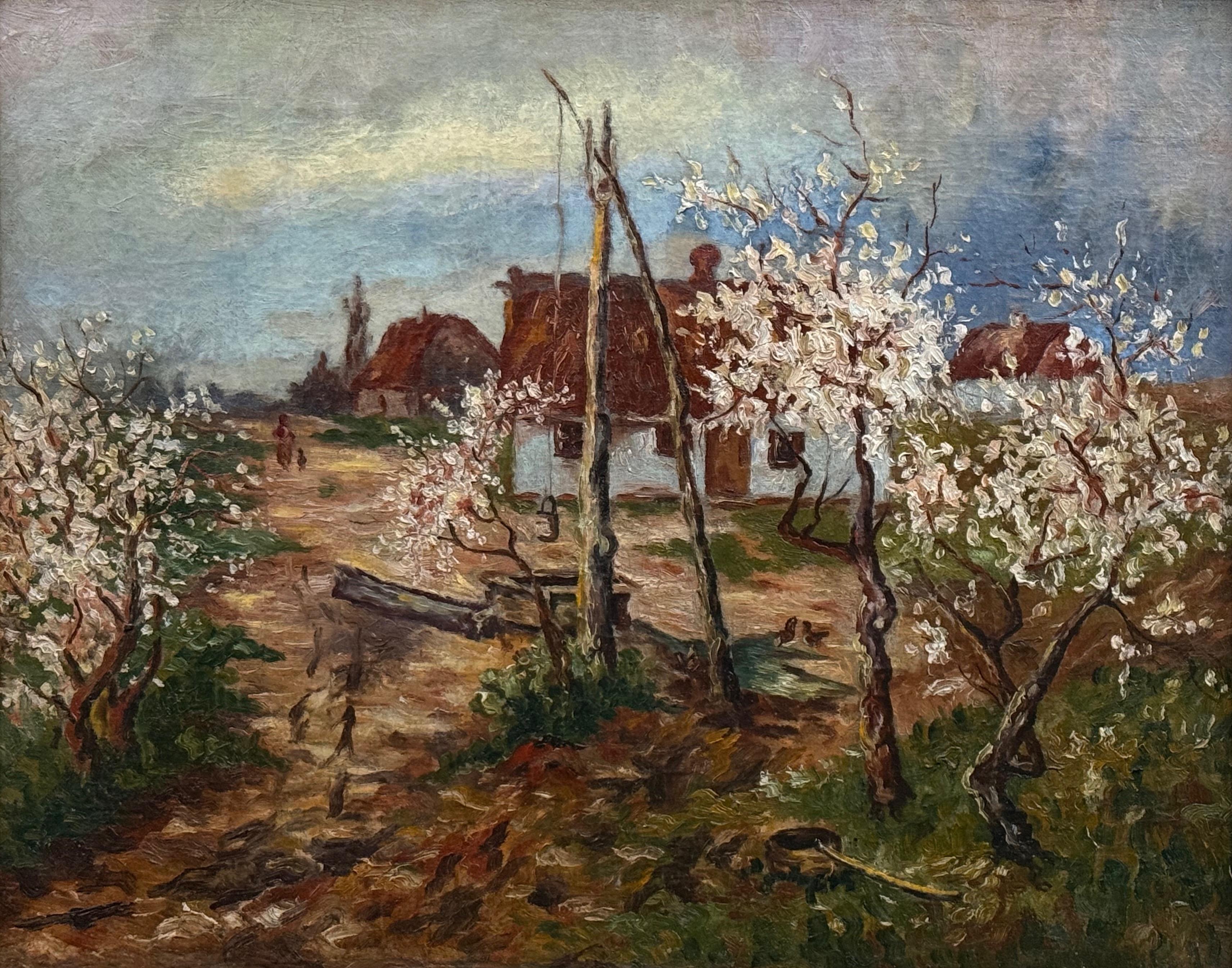 Nieustalony malarz ''Wiejska studnia''