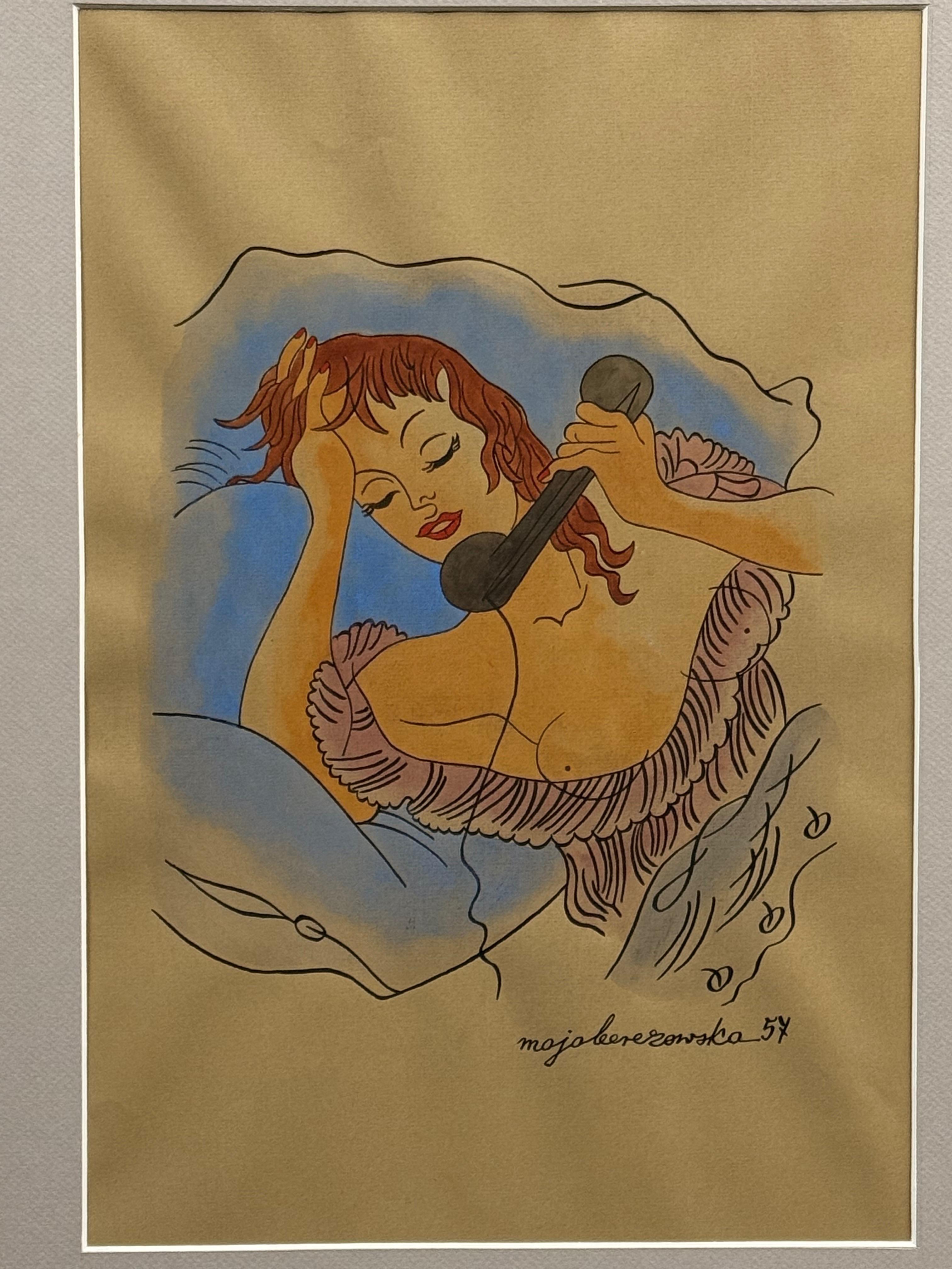 Nieustalony naśladowca, ''Telefonistka''