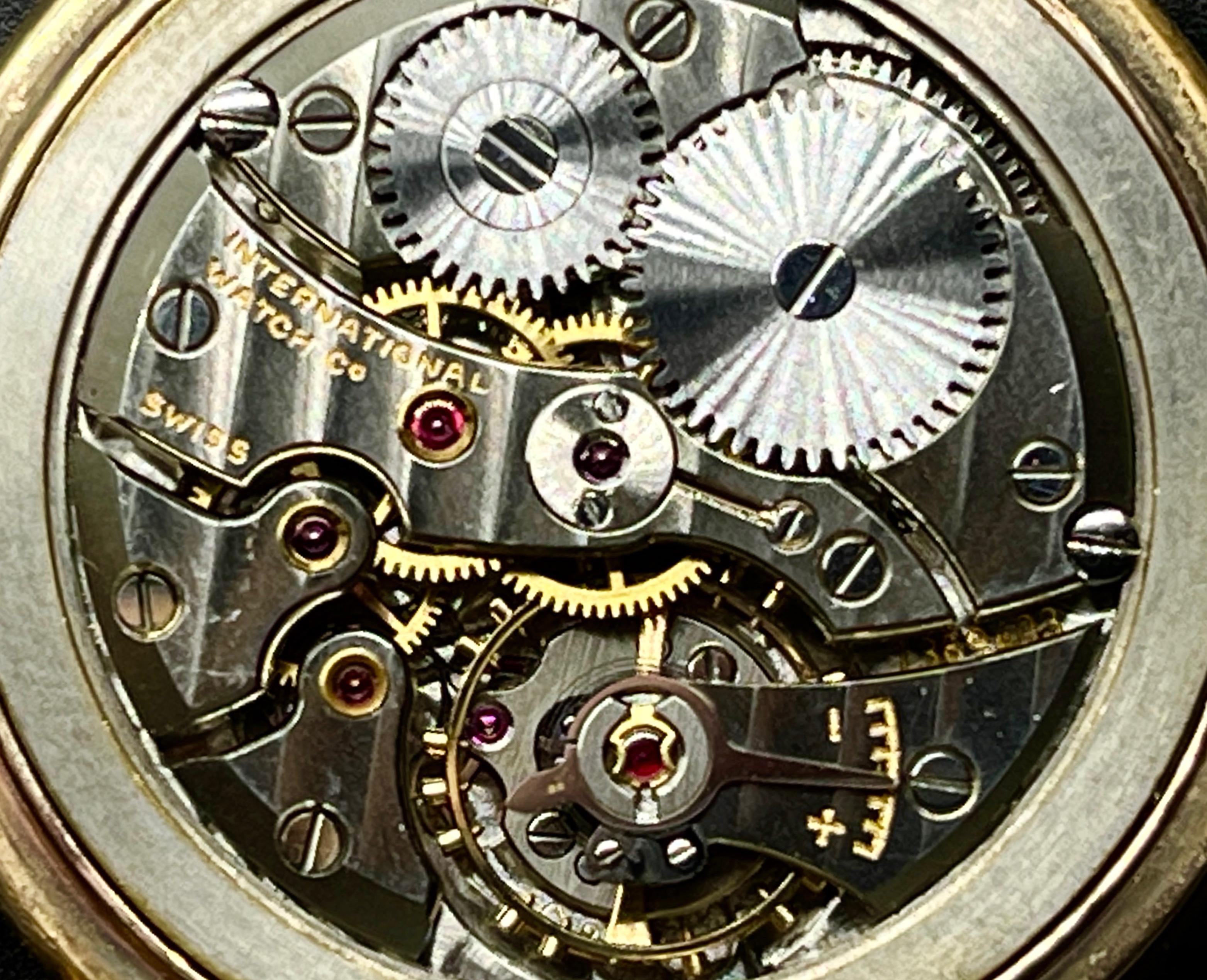 Złoty zegraek naręczny IWC SCHAFFHAUSEN