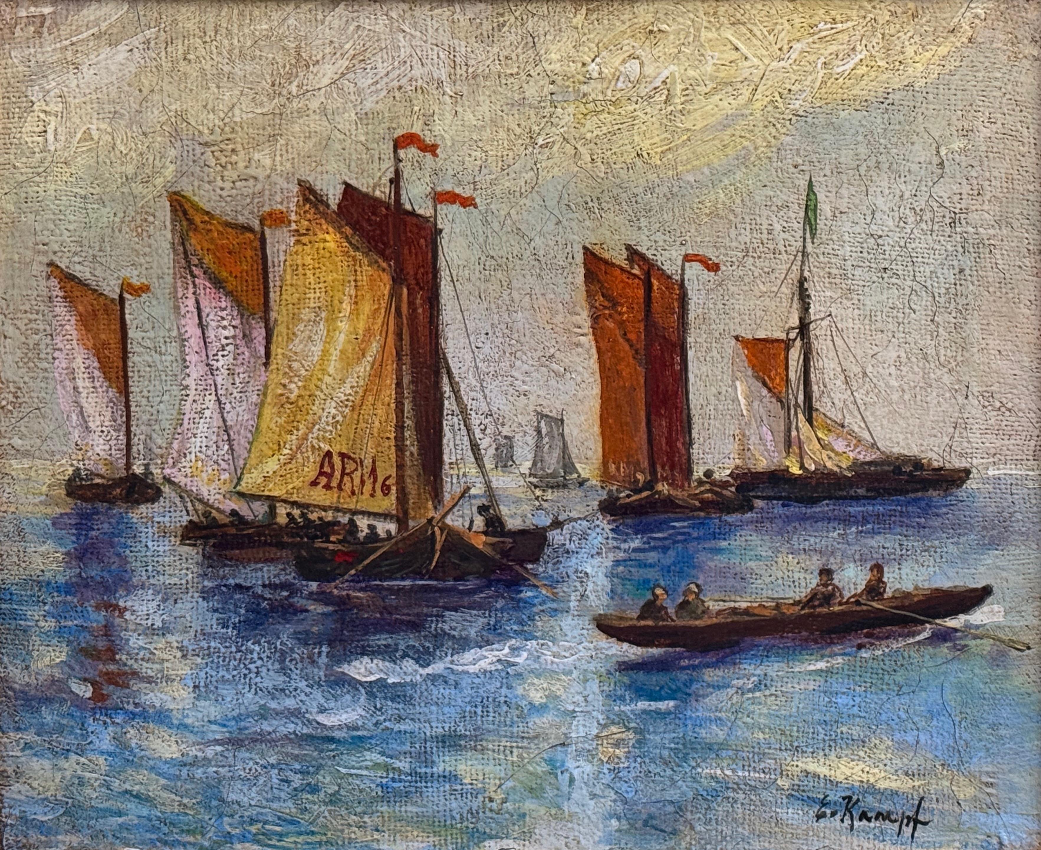 Nieustalony malarz, ''Morskie regaty''