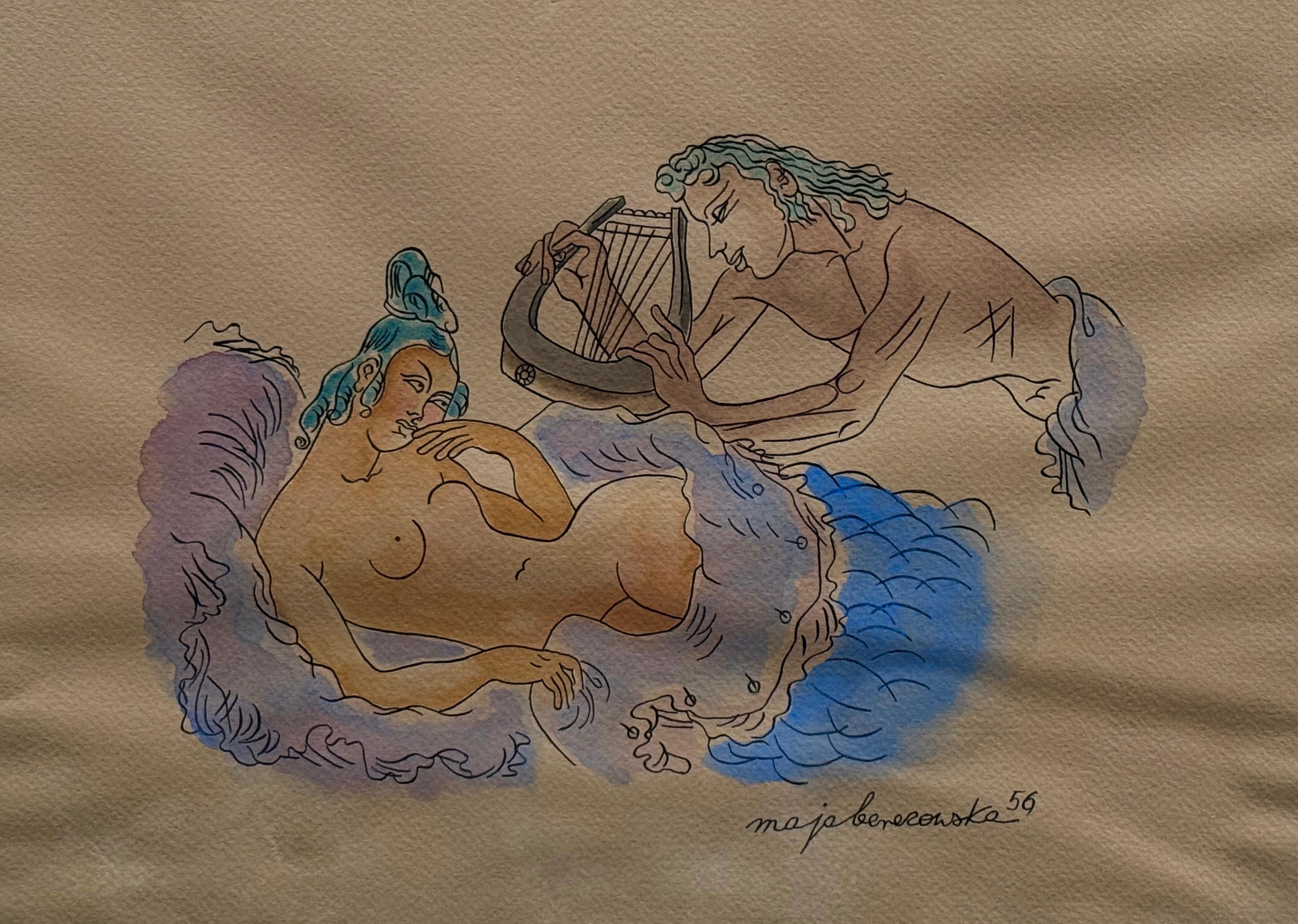 Nieustalony naśladowca ''Grający na lirze''