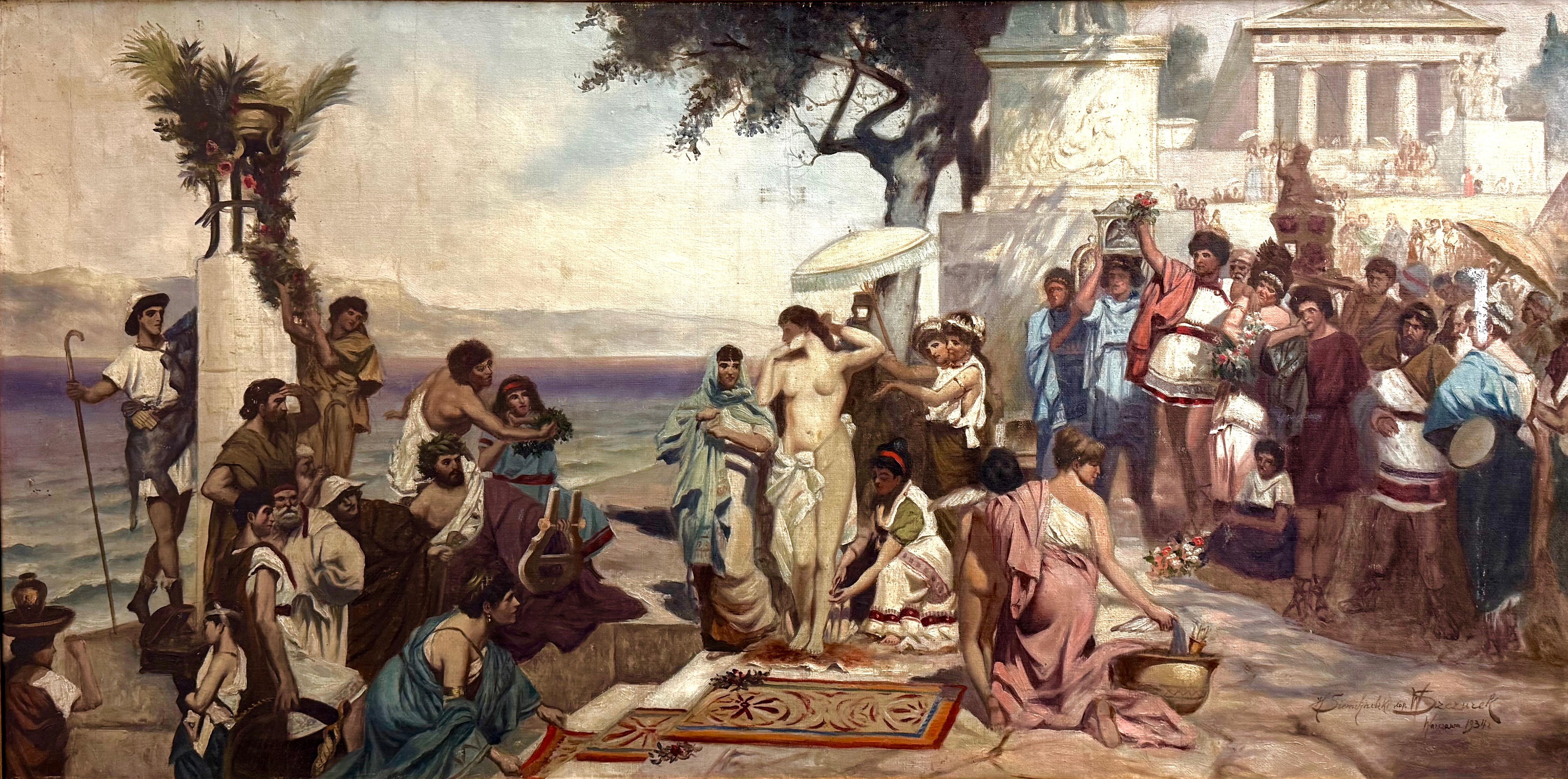 W.Szczurek,''Scena rodzajowa z okresu Cesarstwa Rzymskiego''