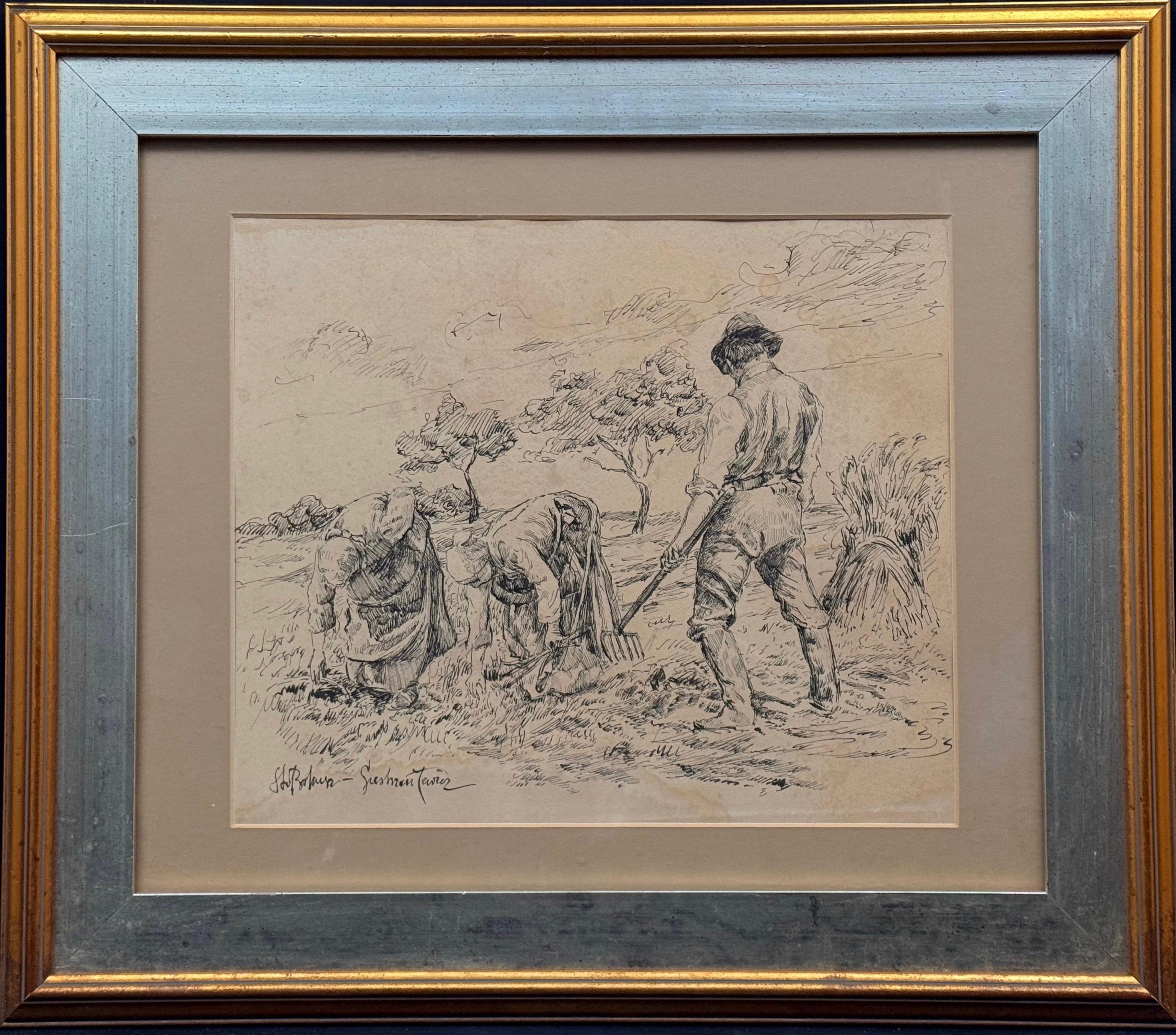 Nieustalony naśladowca ''Chłopi na roli''