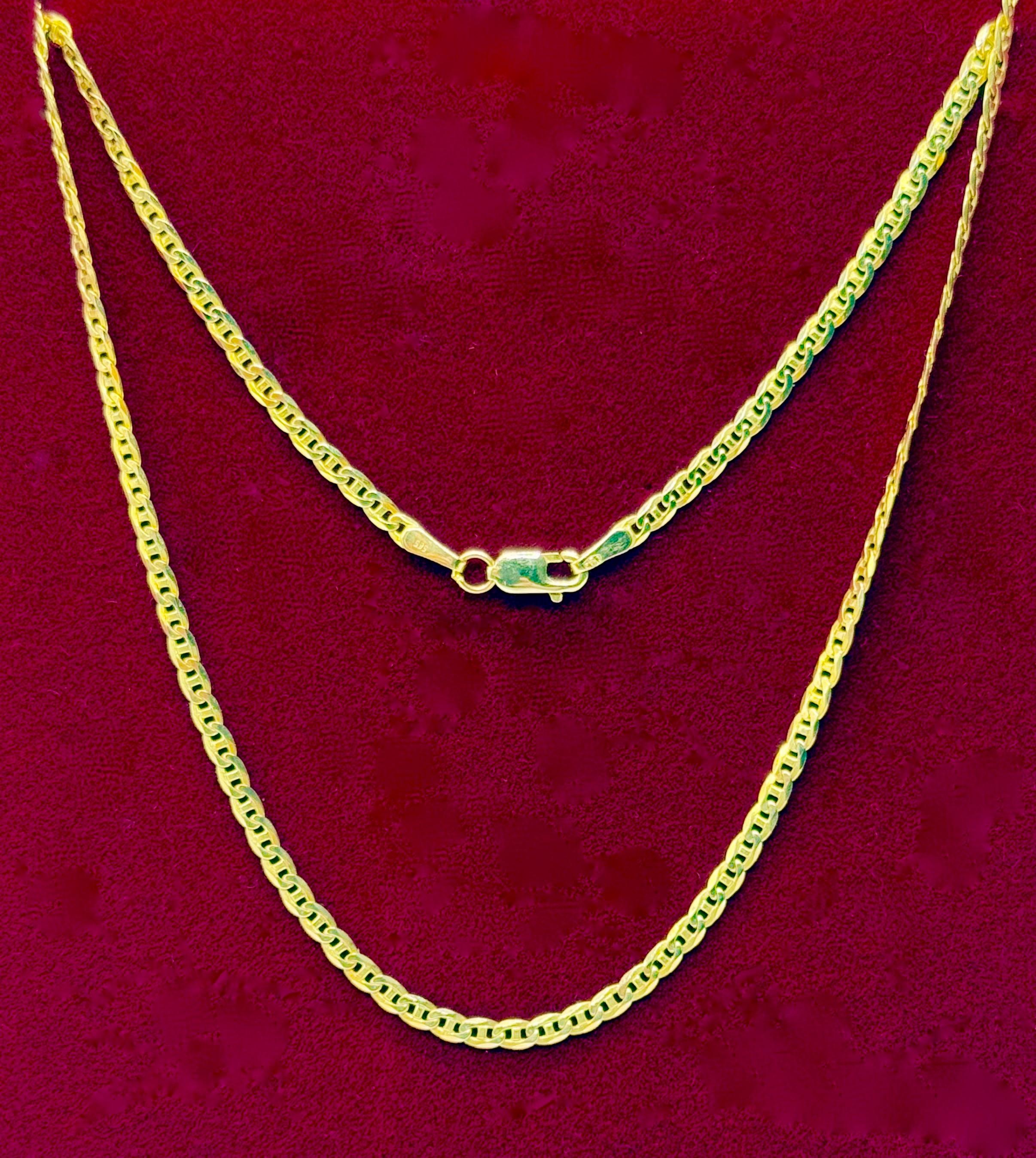 2 złote łańcuszki , masa  łączna 6,7 g