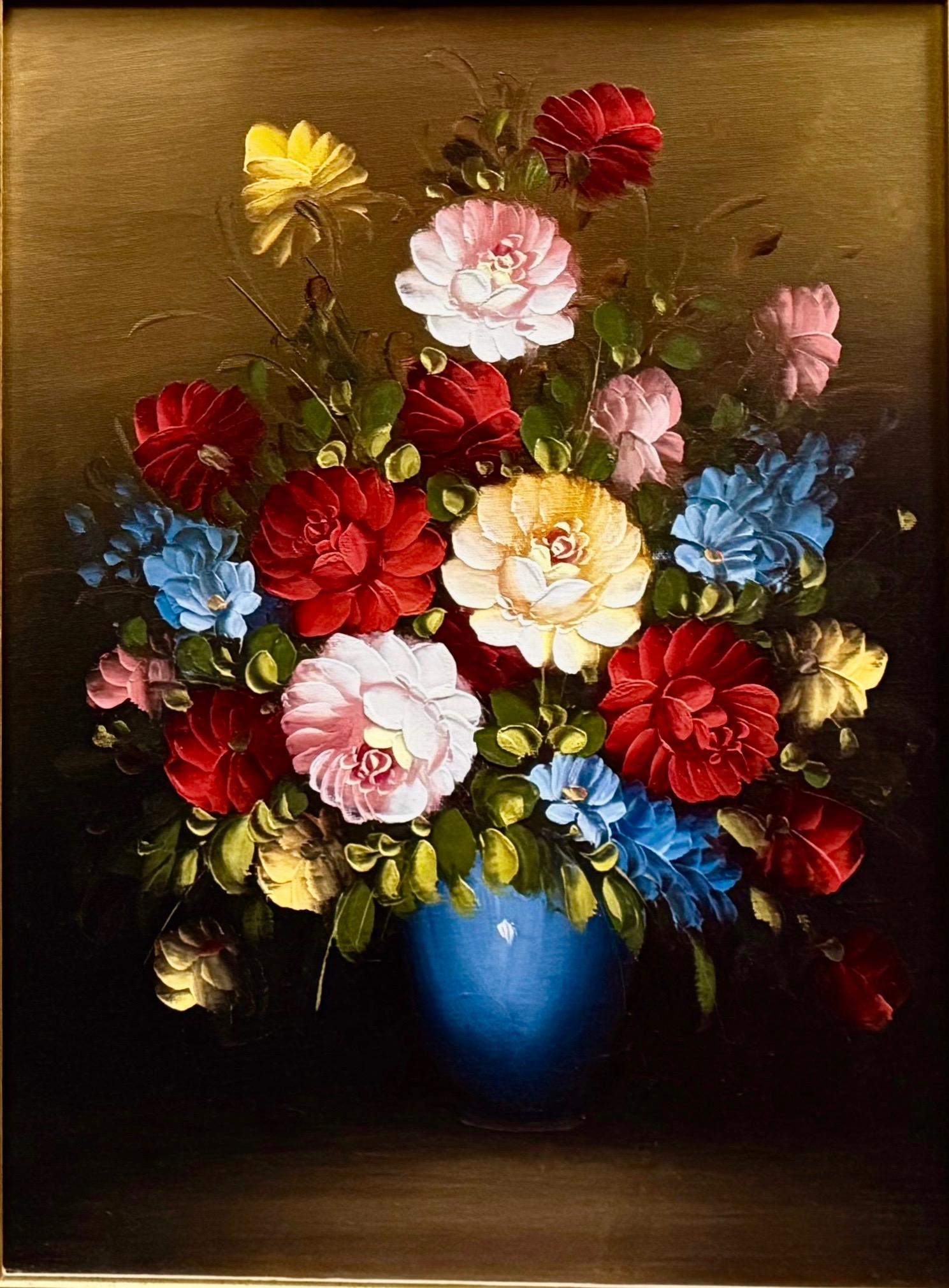 Zestaw 2 obrazów ''Kwiaty w wazonie''