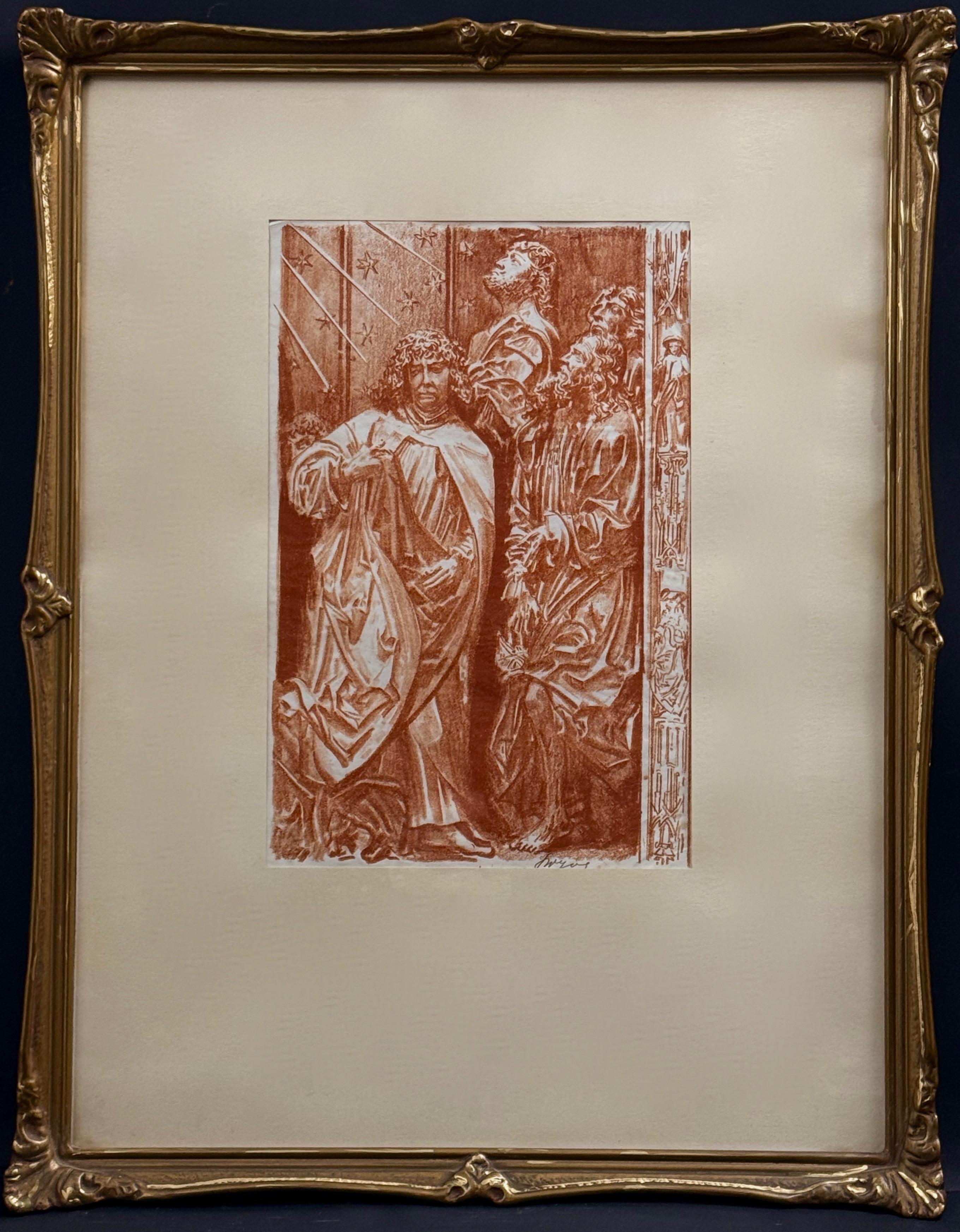 Leon Wyczółkowski (1852-1936), ''Apostołowie z ołtarza Wita Stwosza''