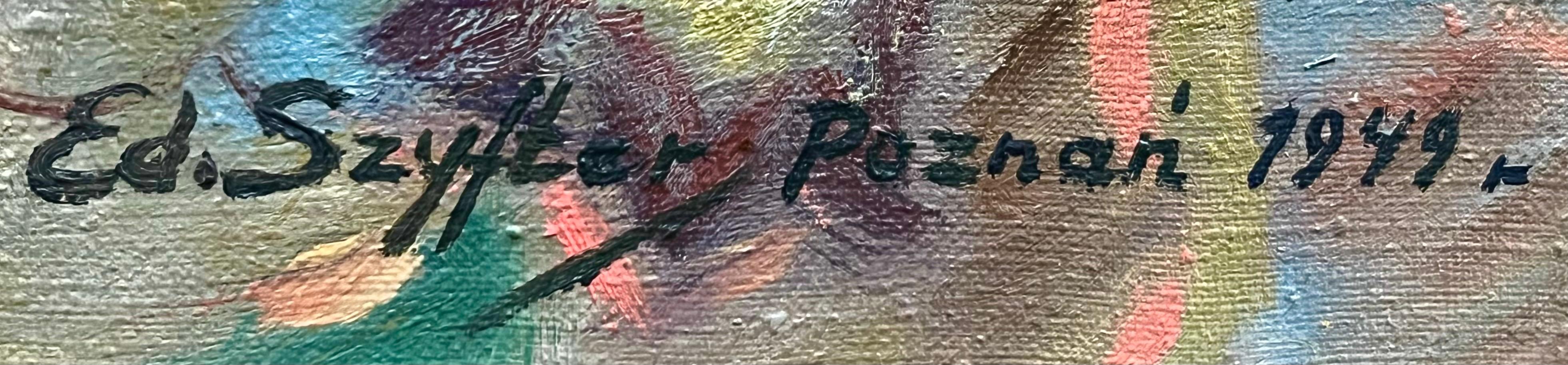 Edmund Szyfter (1907-1943),''Kwiaty w wazonie''