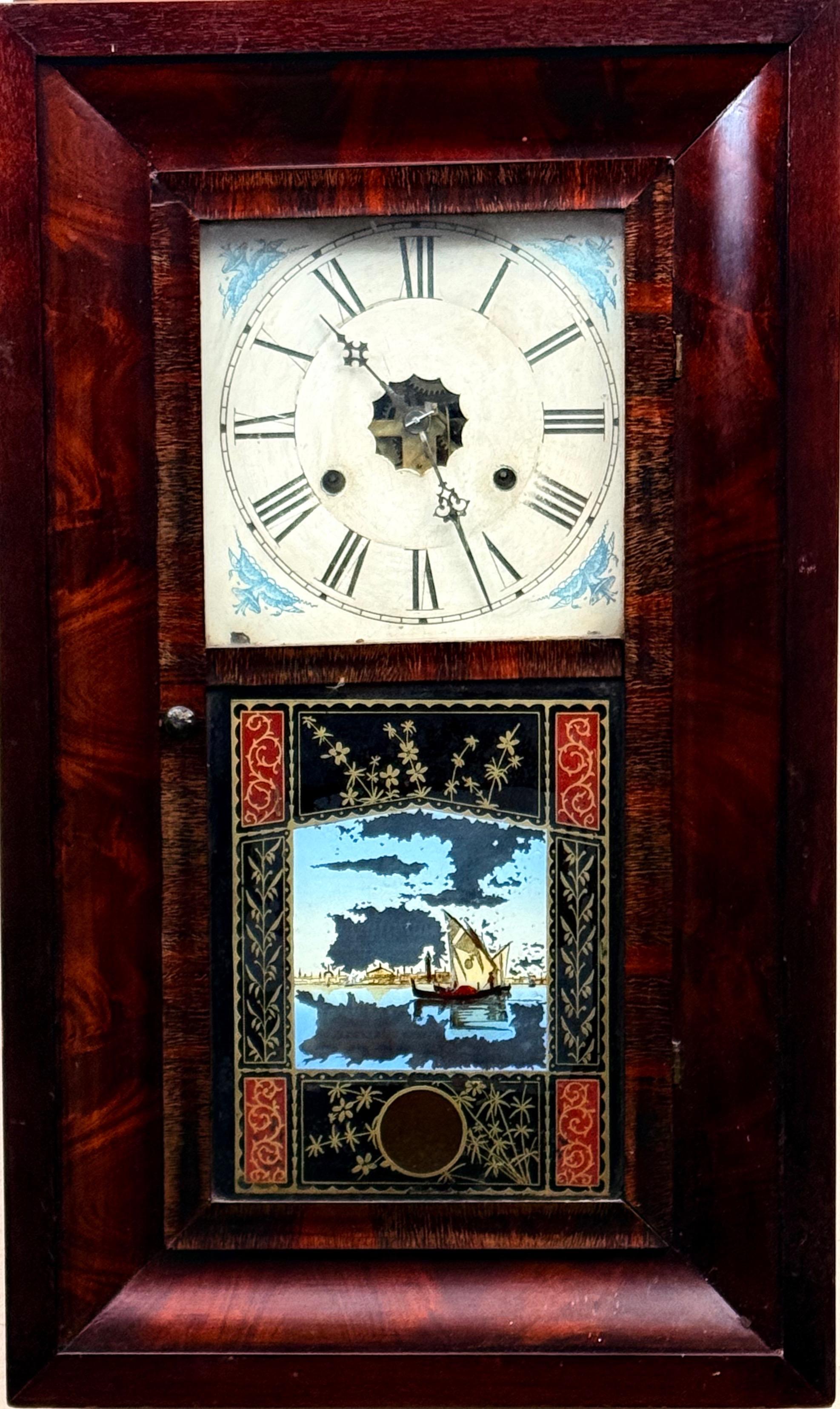 Zegar ścienny szafkowy