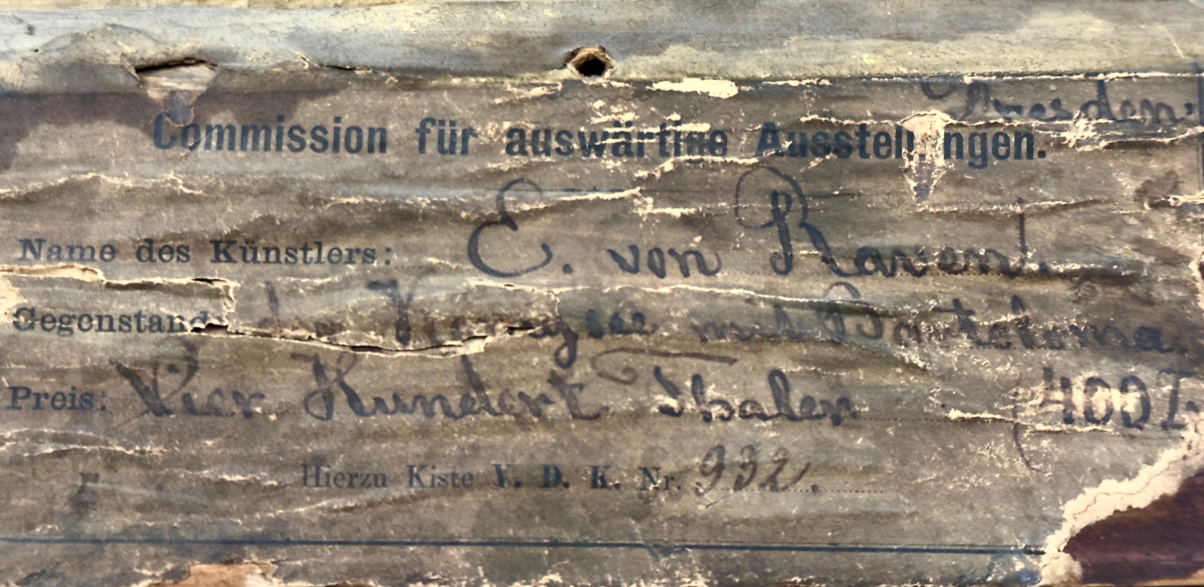 Ernst von Raven (1816-1890),''Widok alpejski''