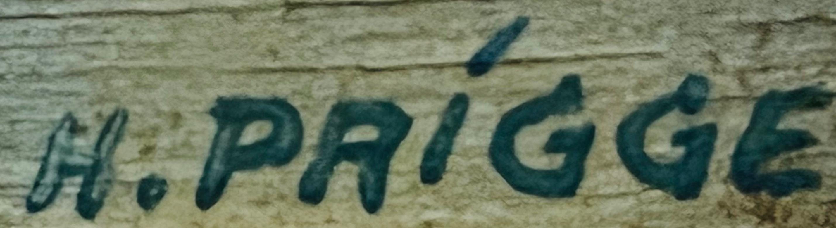 H. Prigge "Bukiet róż w wazonie"