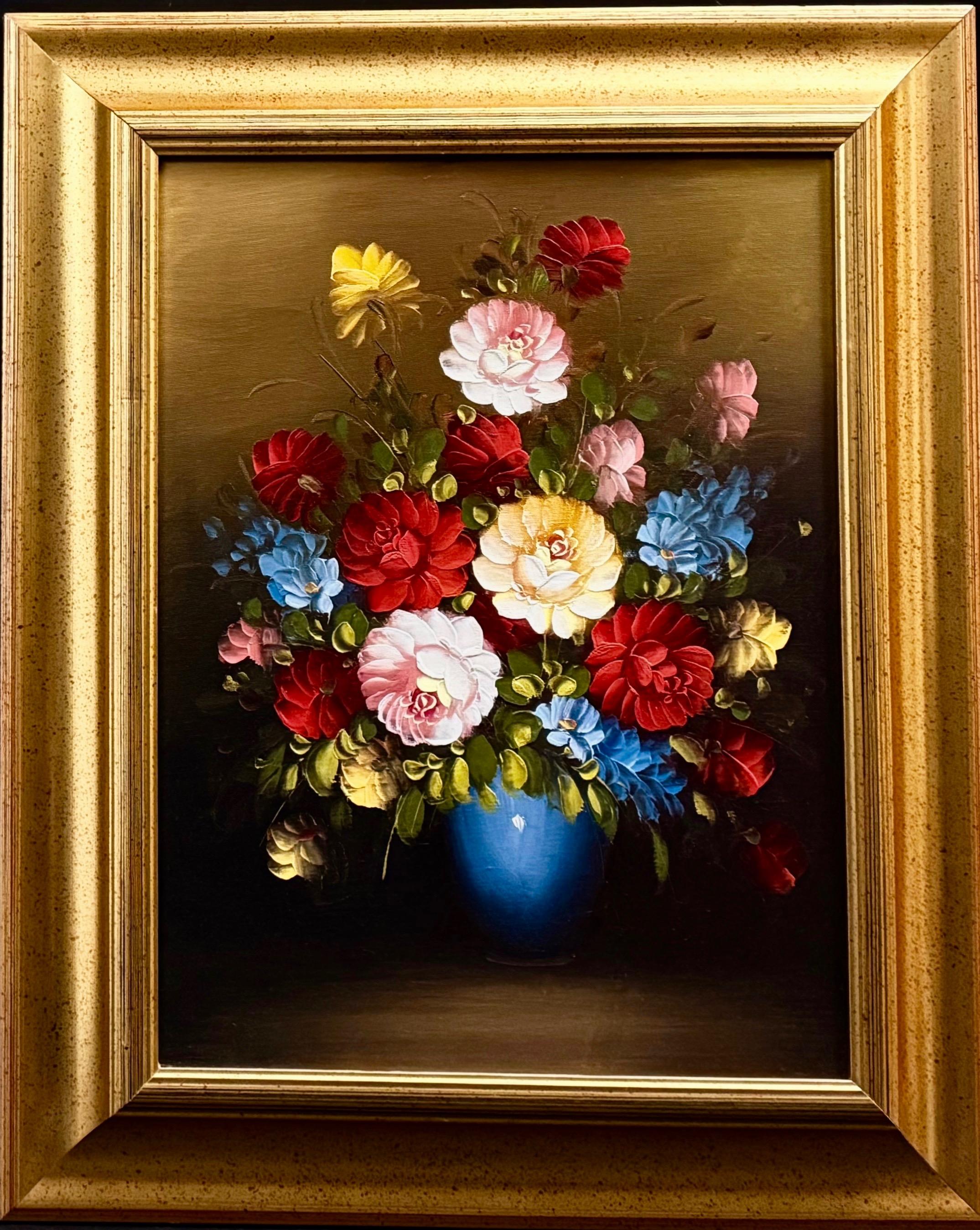 Zestaw 2 obrazów ''Kwiaty w wazonie''