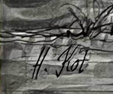 Henryk Kot(1927-2008),''Poznań Ostrów Tumski Katedra''