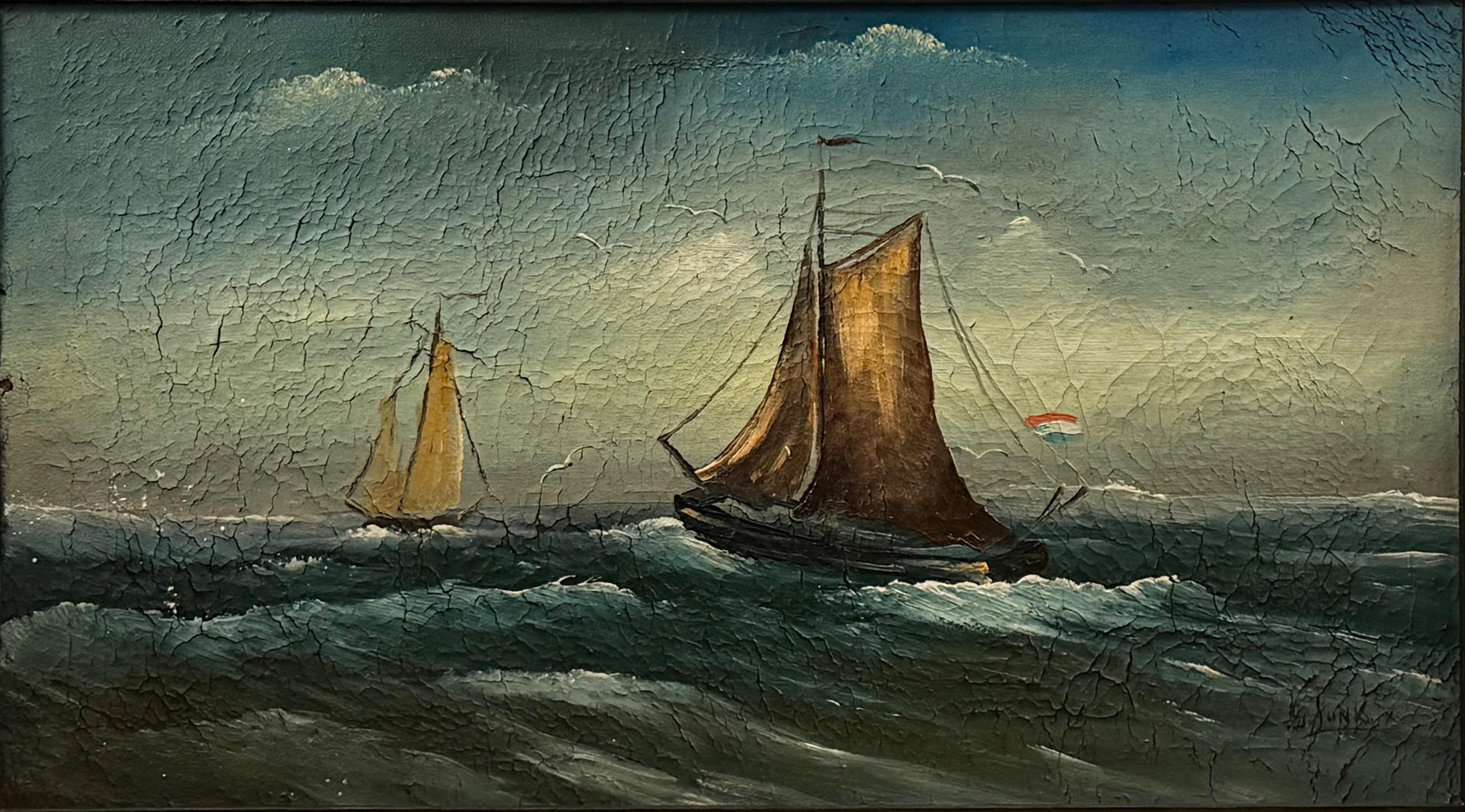 Nieustalony malarz ''Morskie regaty''