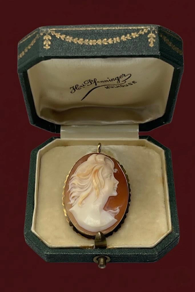 Broszko-wisior z kameą