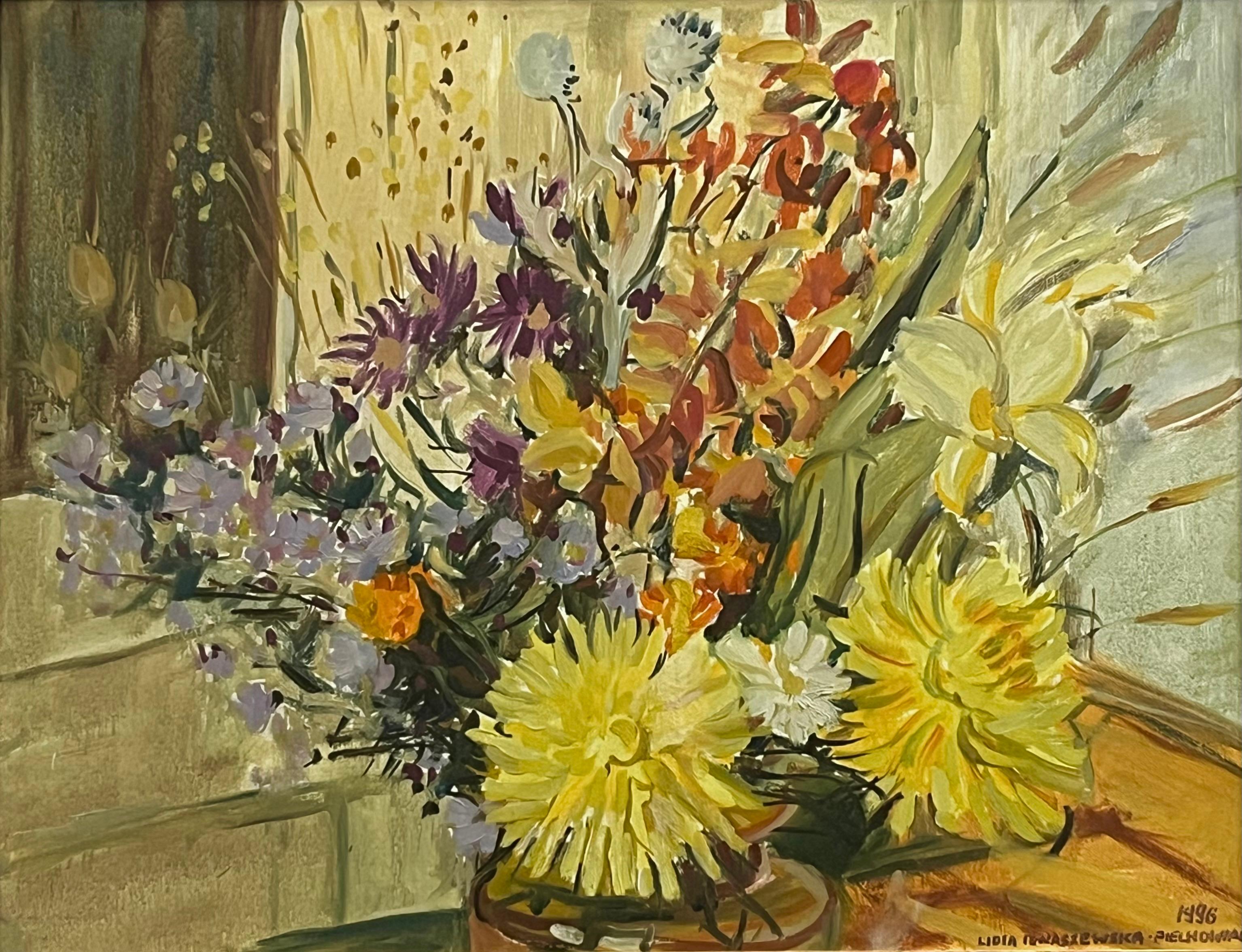 Lidia Ignaszewska-Piechowiak,''Bukiet kwiatów polnych''