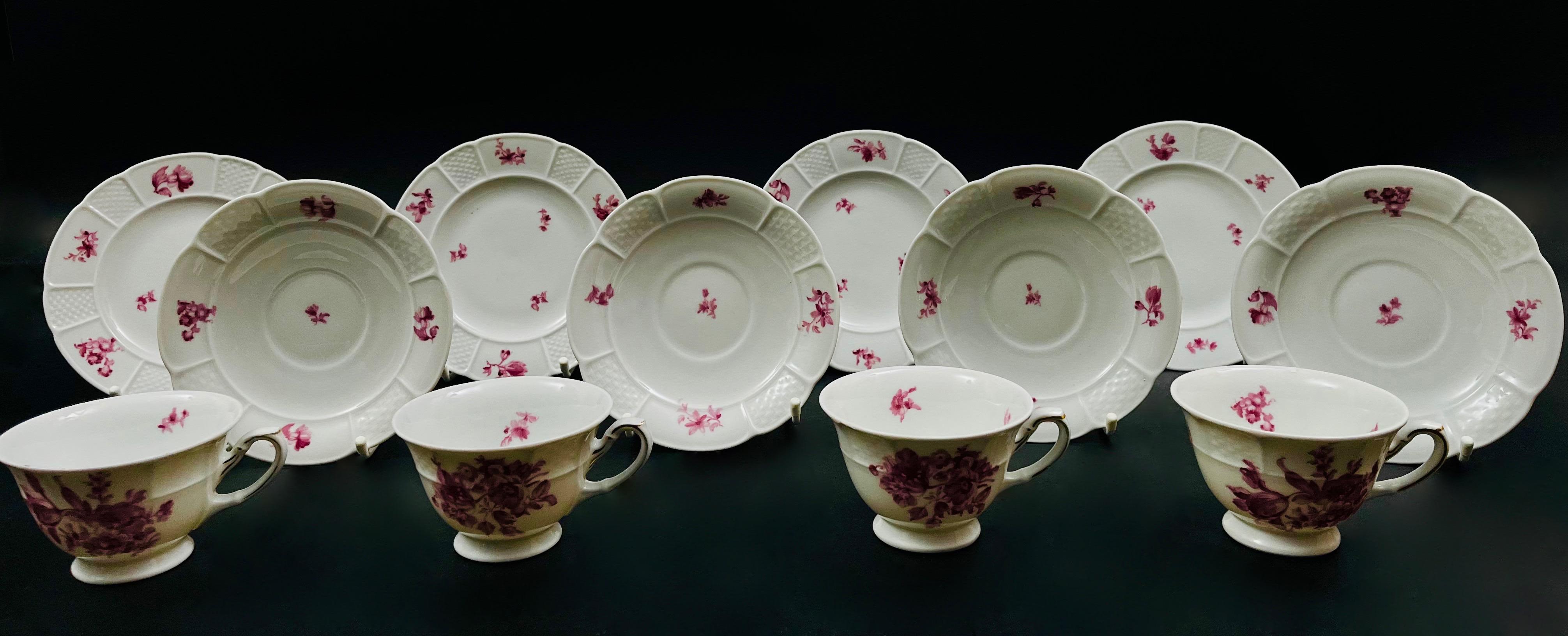 Zestaw porcelanowy dla 4 osób-12 sztuk , Rosenthal