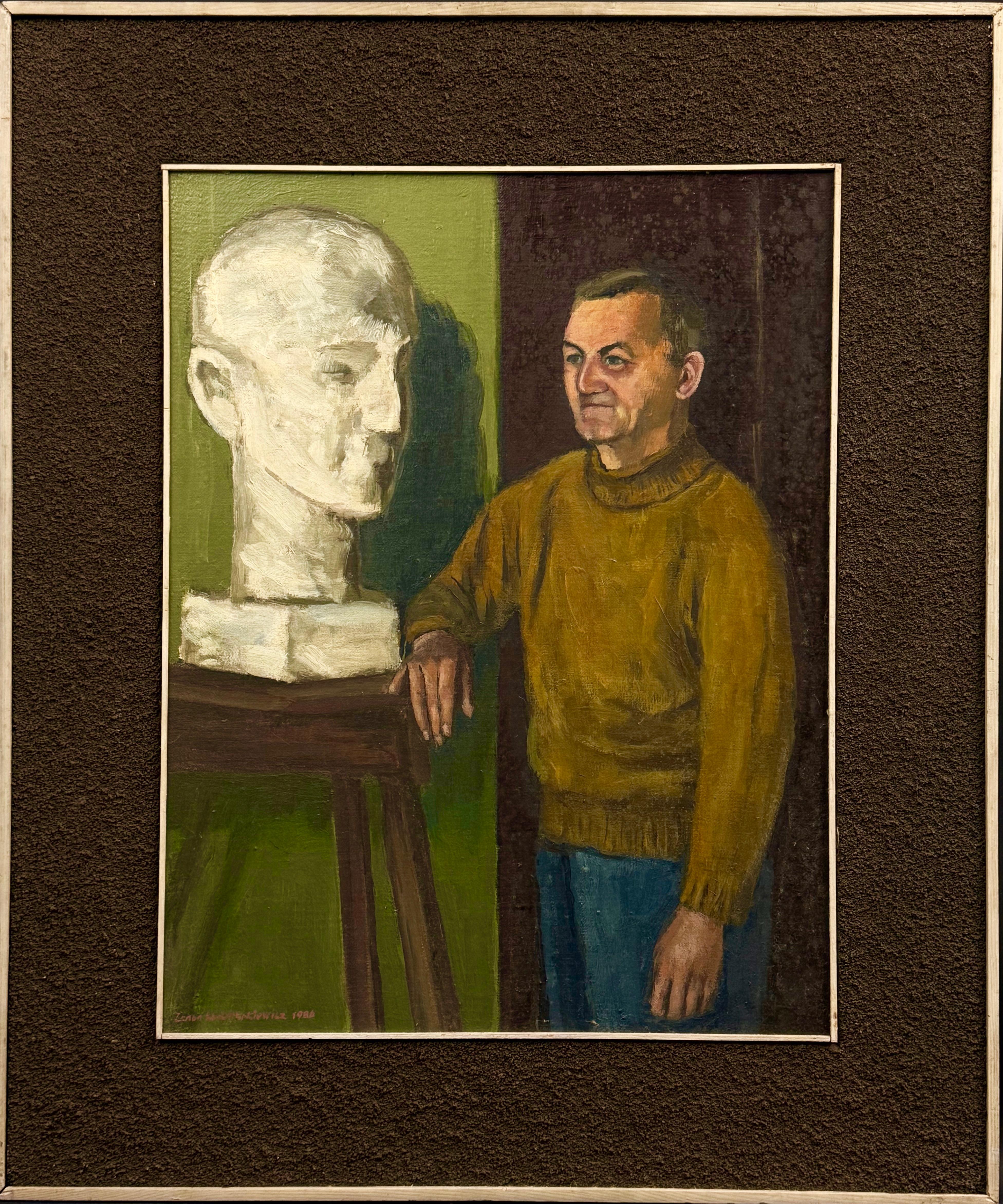 Zenon Kaczmarkiewicz (1926-1993),''Portret rzeźbiarza''