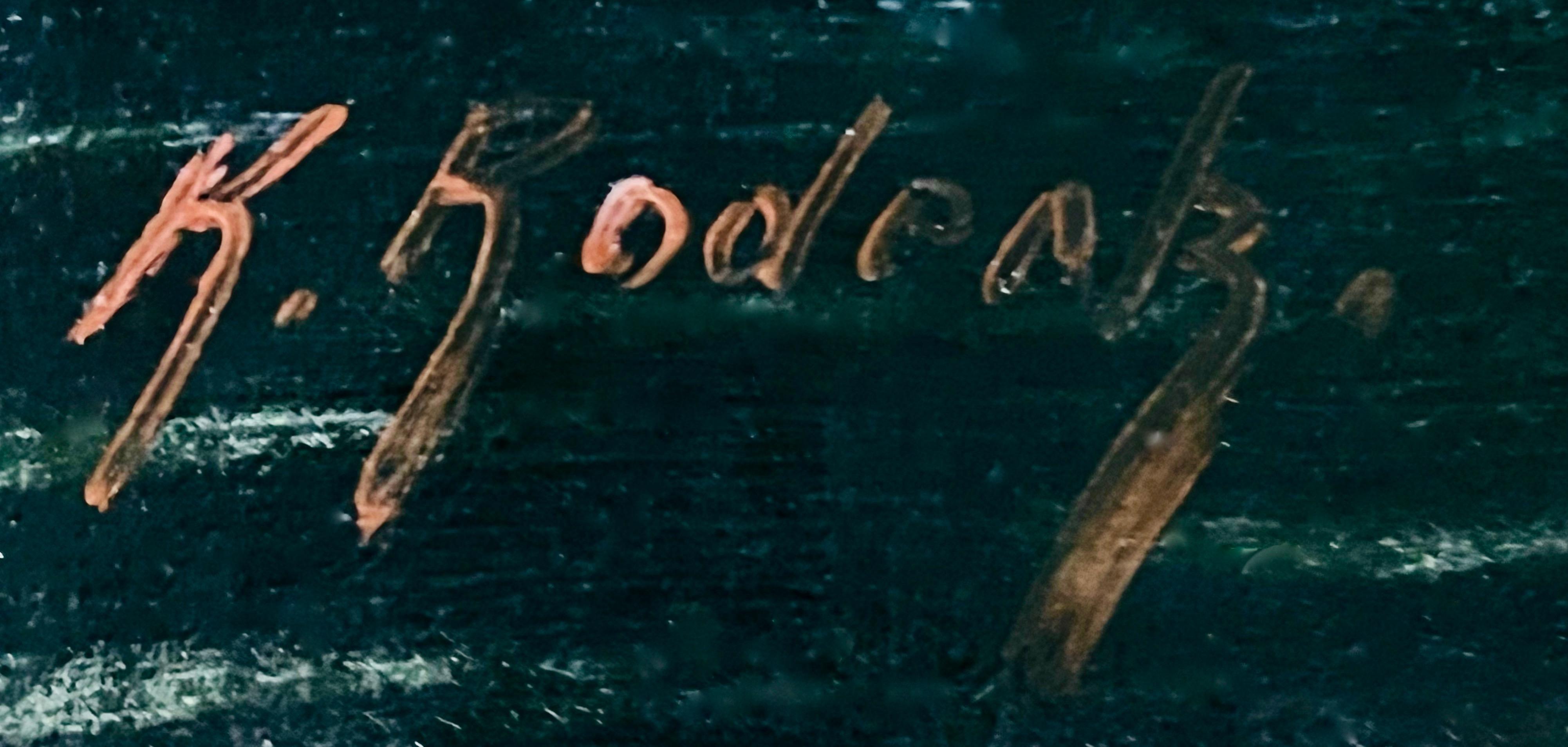 K.Roders,''Przystań rybacka w górach''