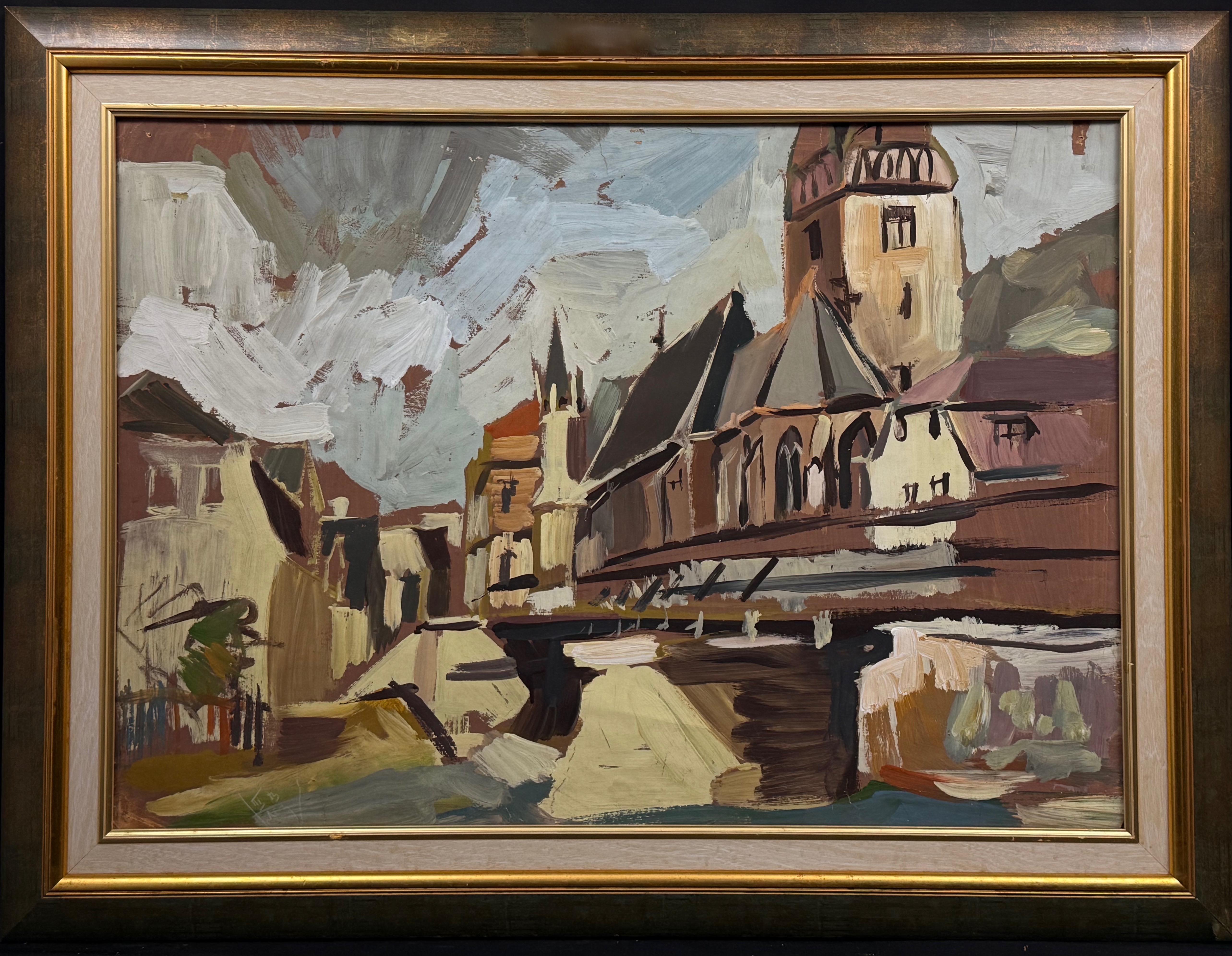 Nieustalony malarz, ''Zabytkowa architektura podgórskiej miejscowości''