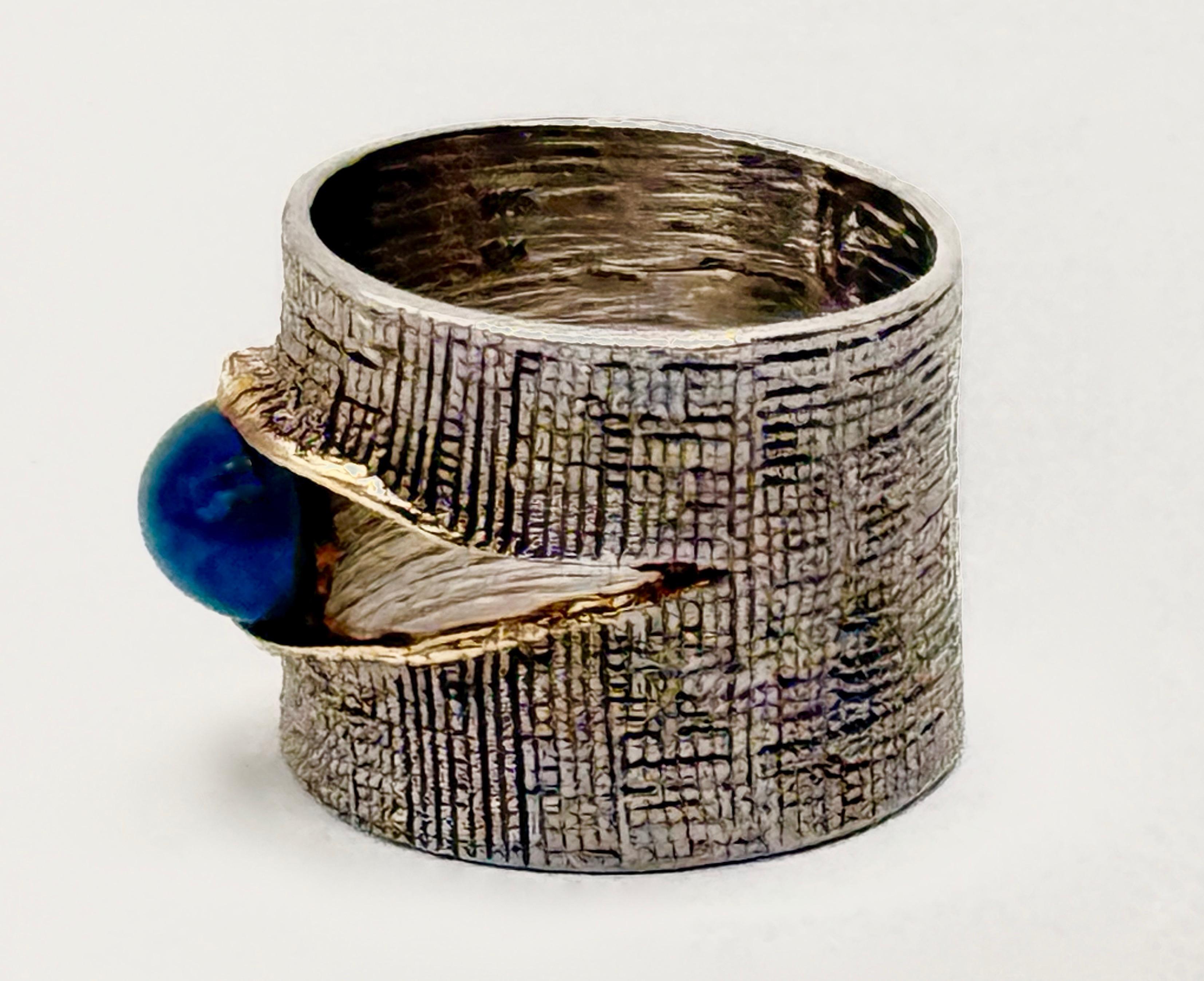 German Kabirski , srebrny pierścionek