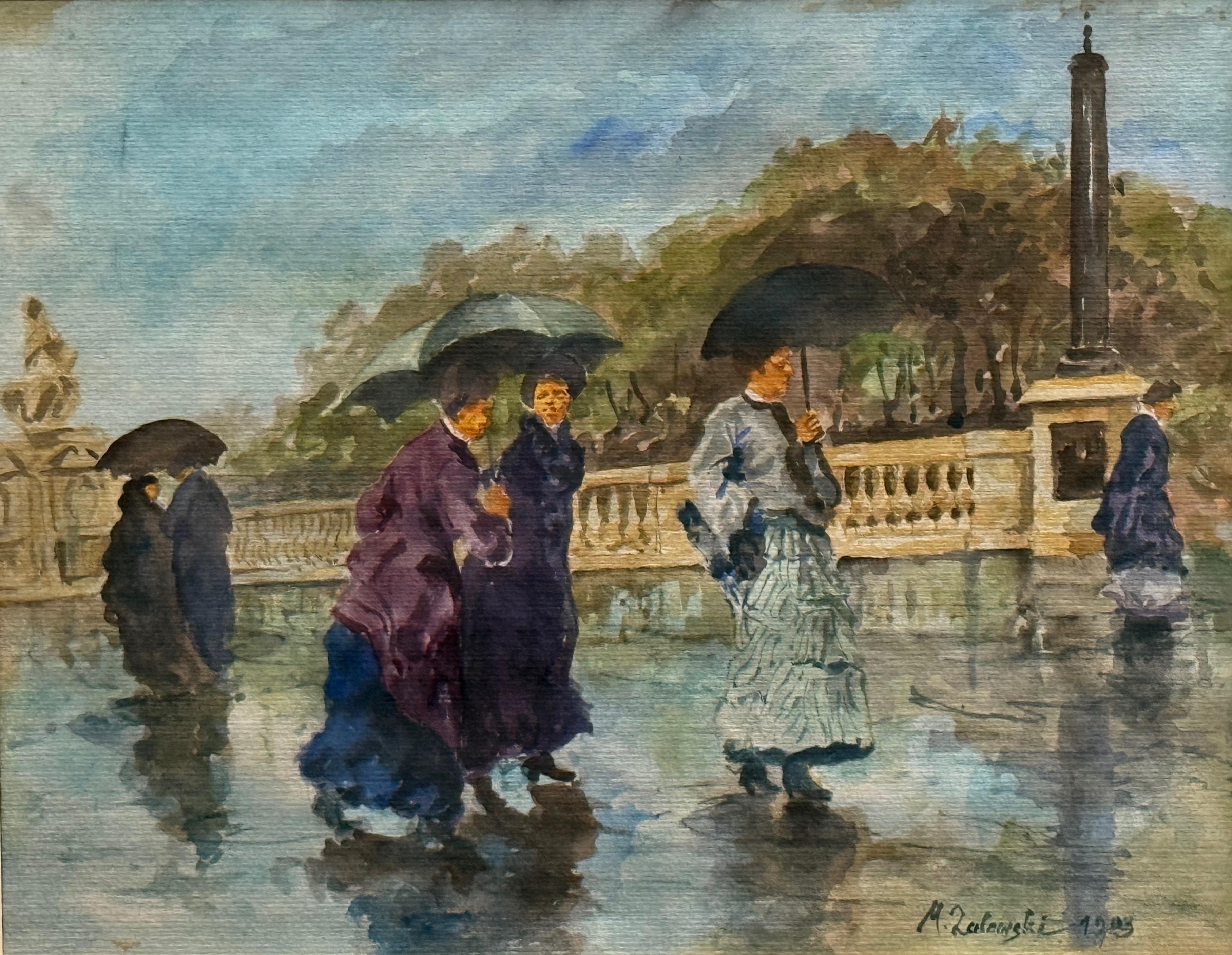 Nieustalony malarz, ''Deszczowy dzień''