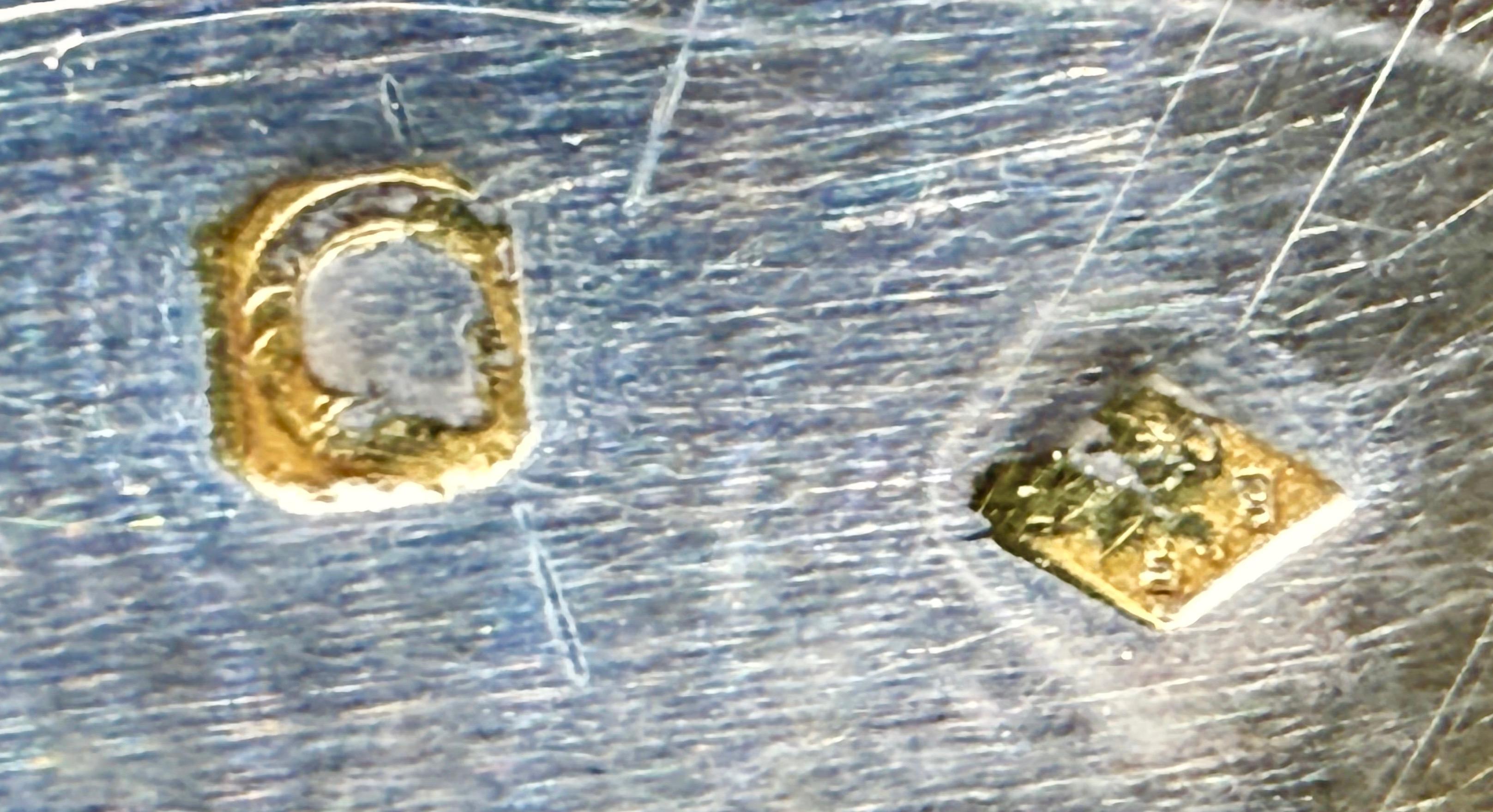 Srebrny kielich z pateną , masa łączna 1305 g