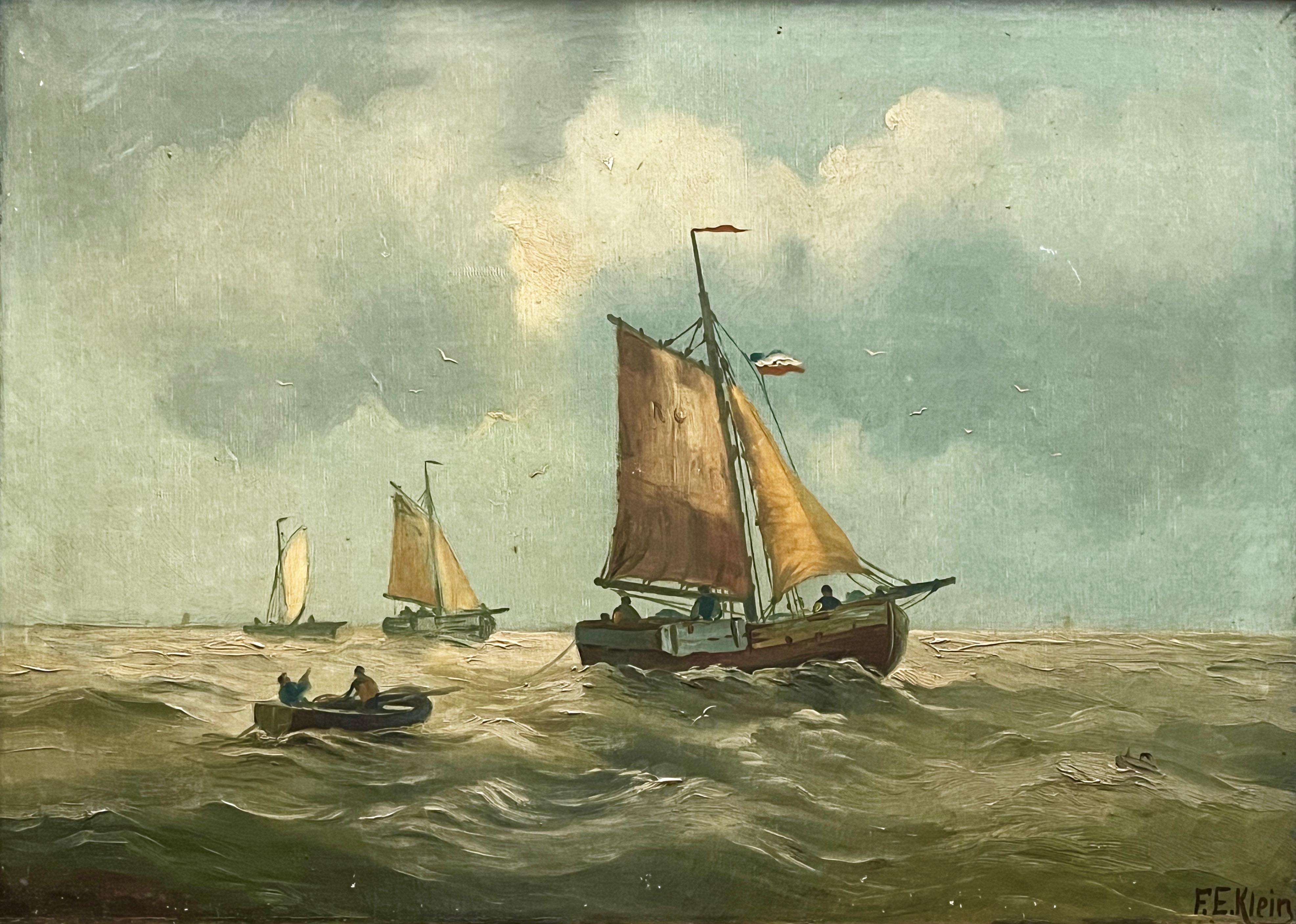 F. E. Klein "Rybacy na morzu"