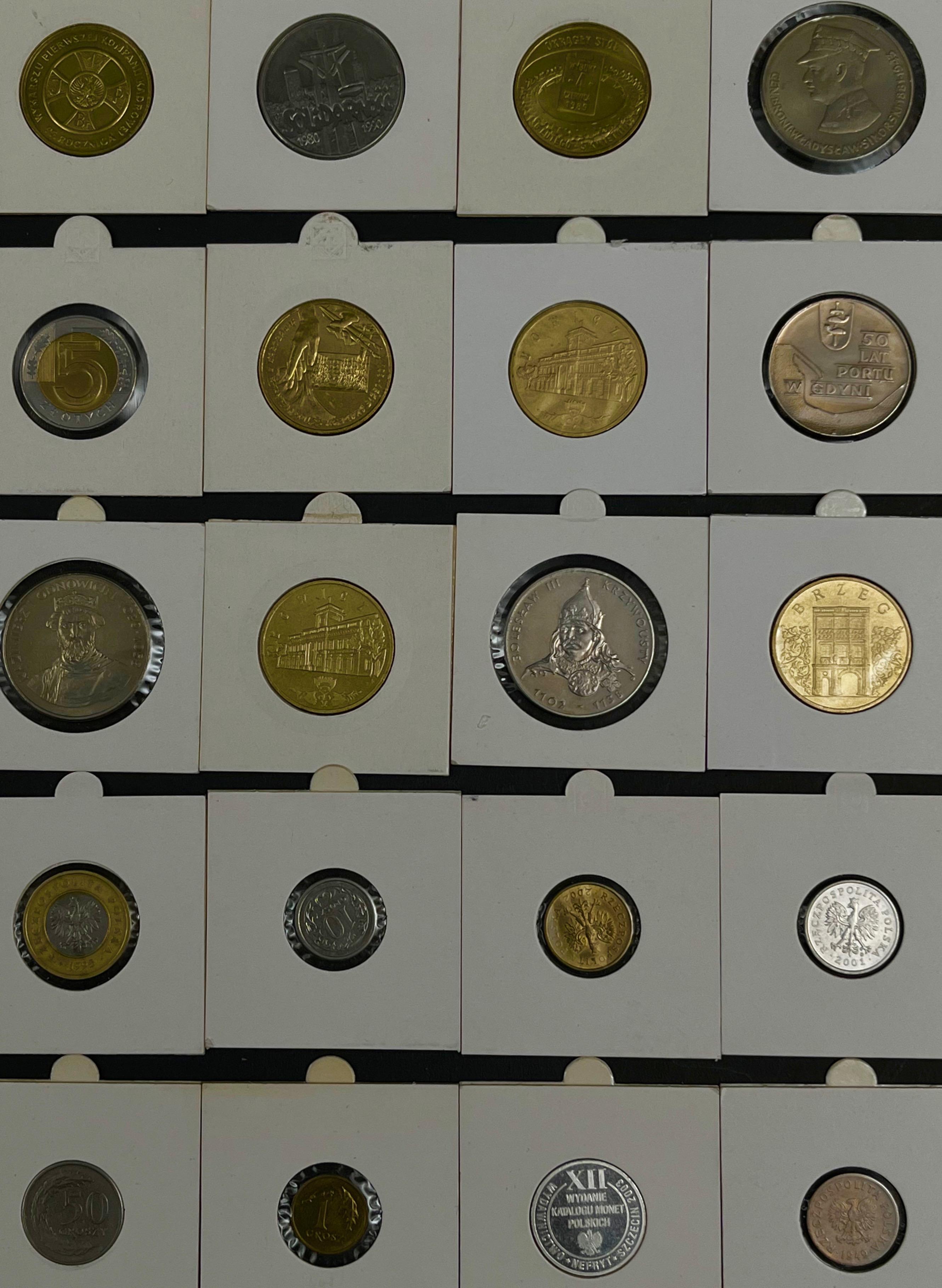 Zbiór monet -156 sztuk