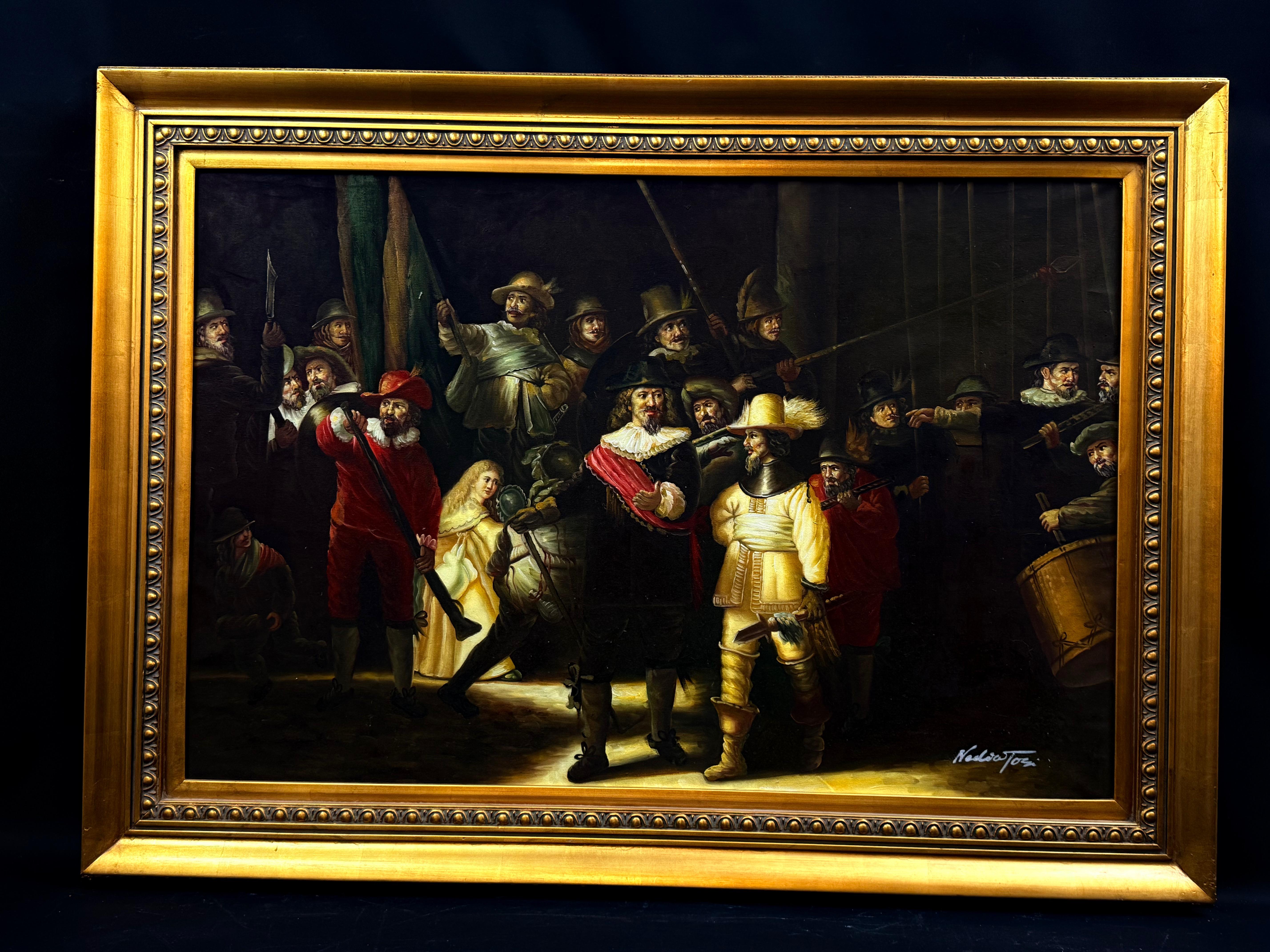 Dekoracyjna rama zdobiona obrazem