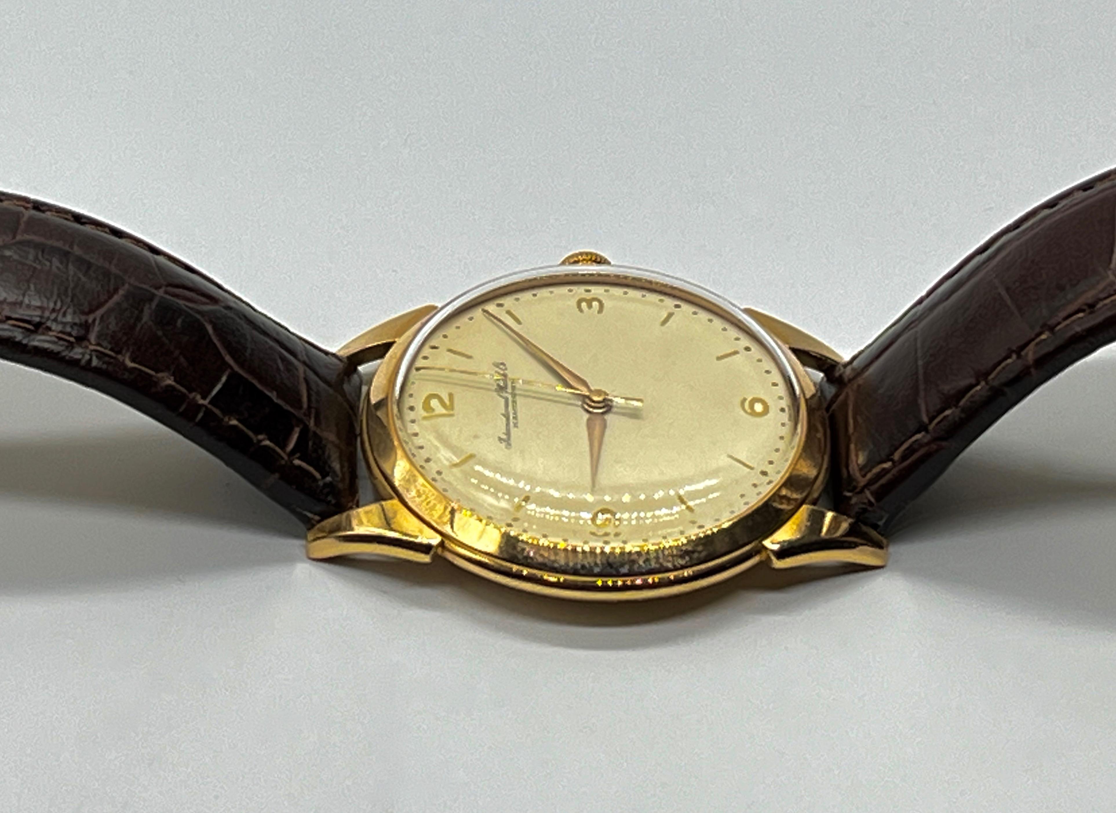 Złoty zegraek naręczny IWC SCHAFFHAUSEN