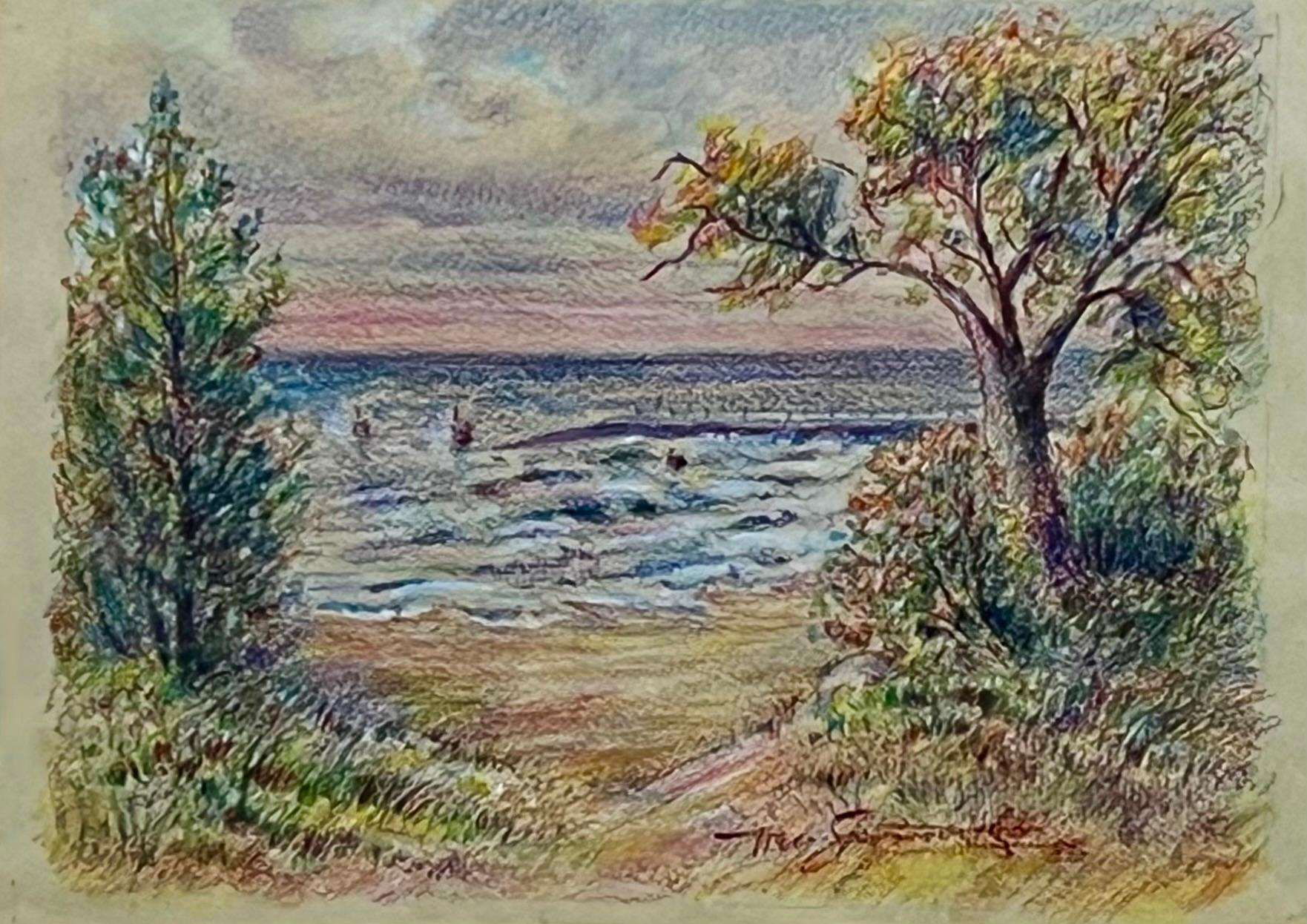 Wacław Skowroński,''Morski pejzaż''