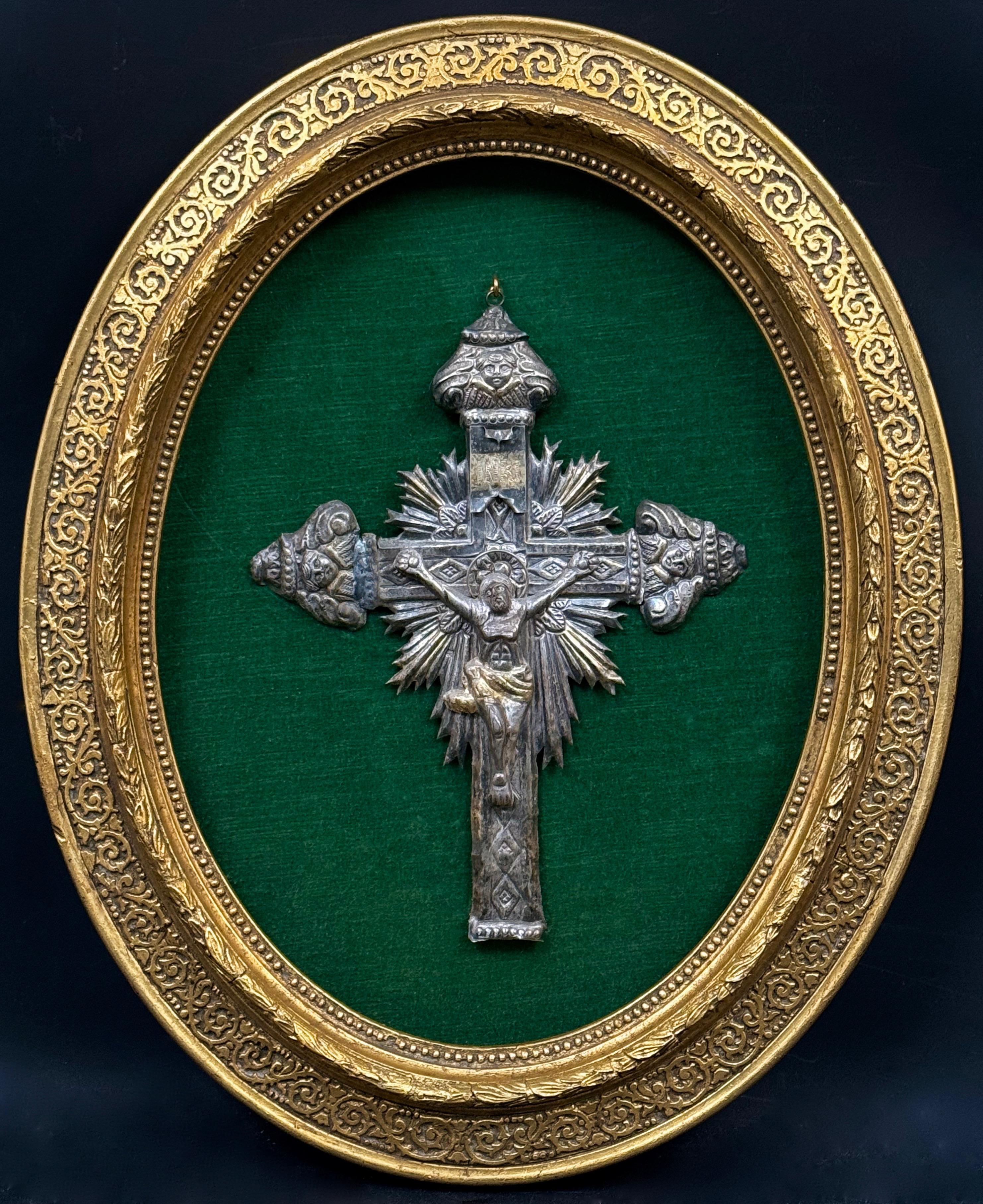 Srebrny krucyfiks, Neapol 1839 r.