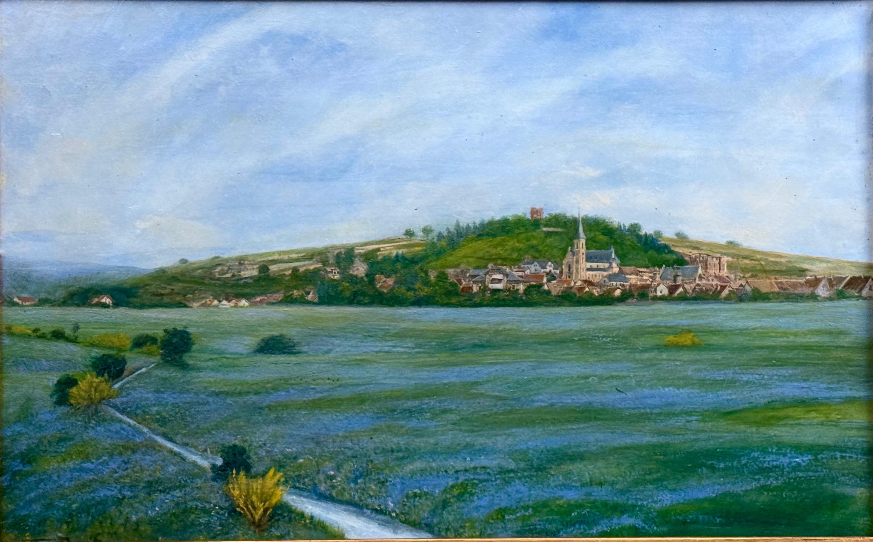 Nieustalony malarz, ''Panorama zabytkowego miasteczka''