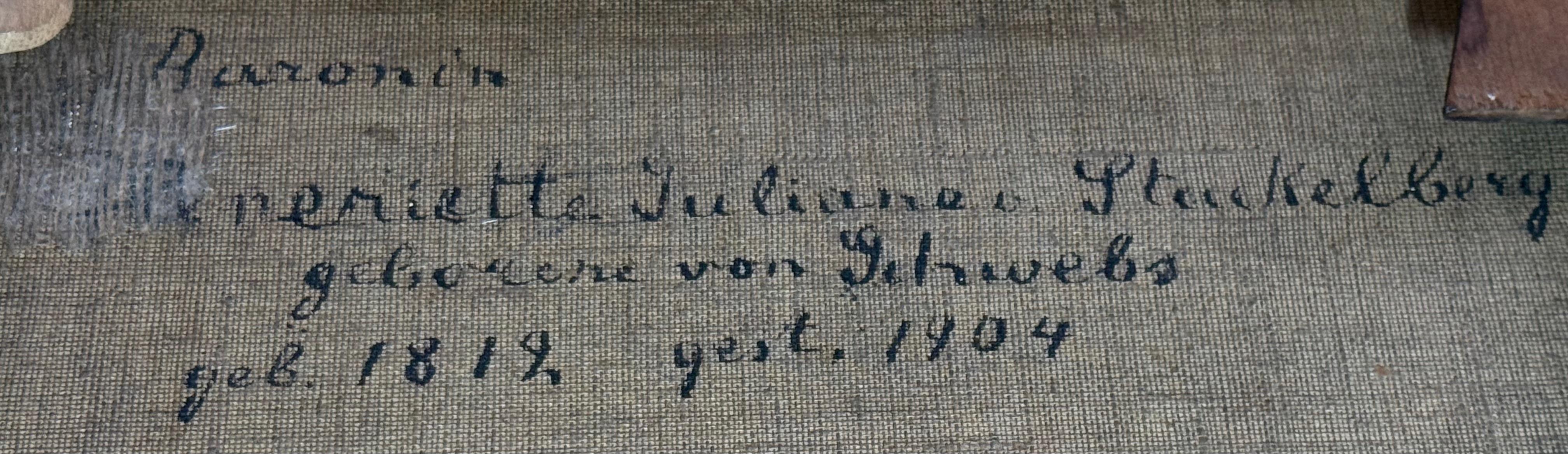 Rudolf Julius von zur Mühlen(1845-1913),''Portret baronowej Henriette Elisabeth Juliane von Stackelberg''