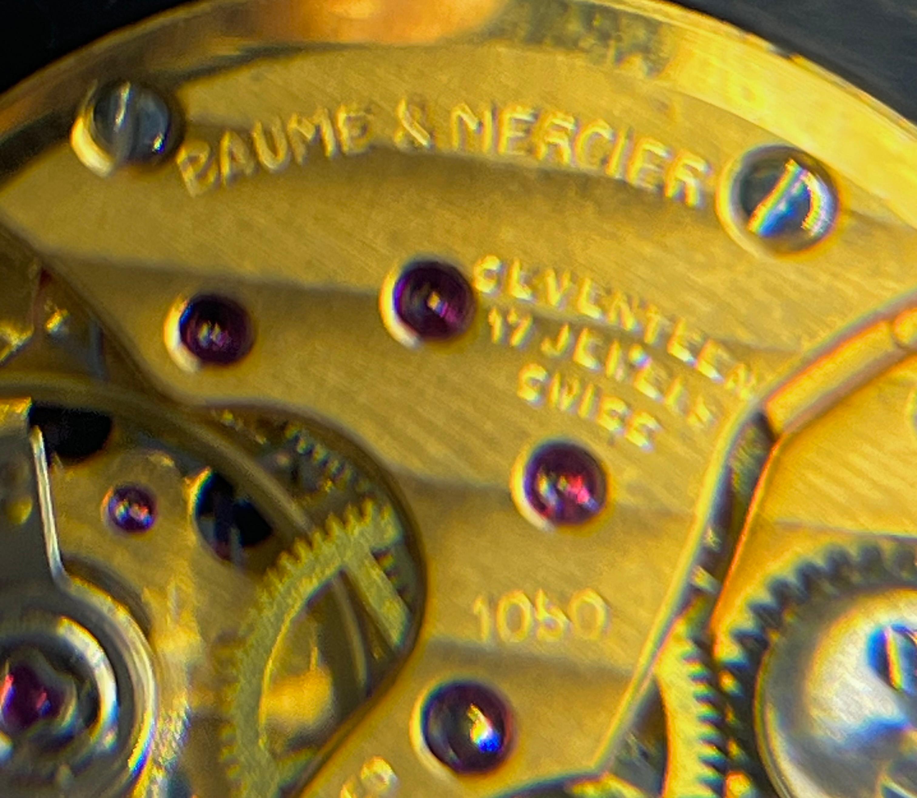 Złoty zegarek naręczny Baume&Mercier Geneve