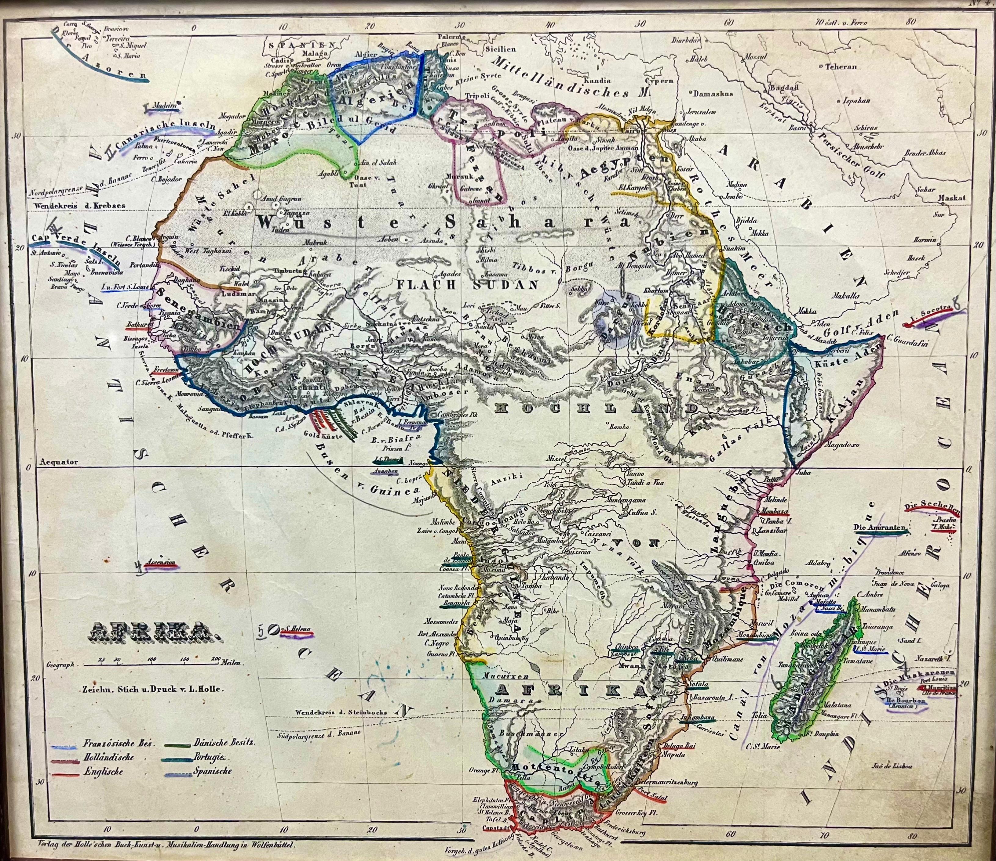 Zestaw ilustracji 3 map