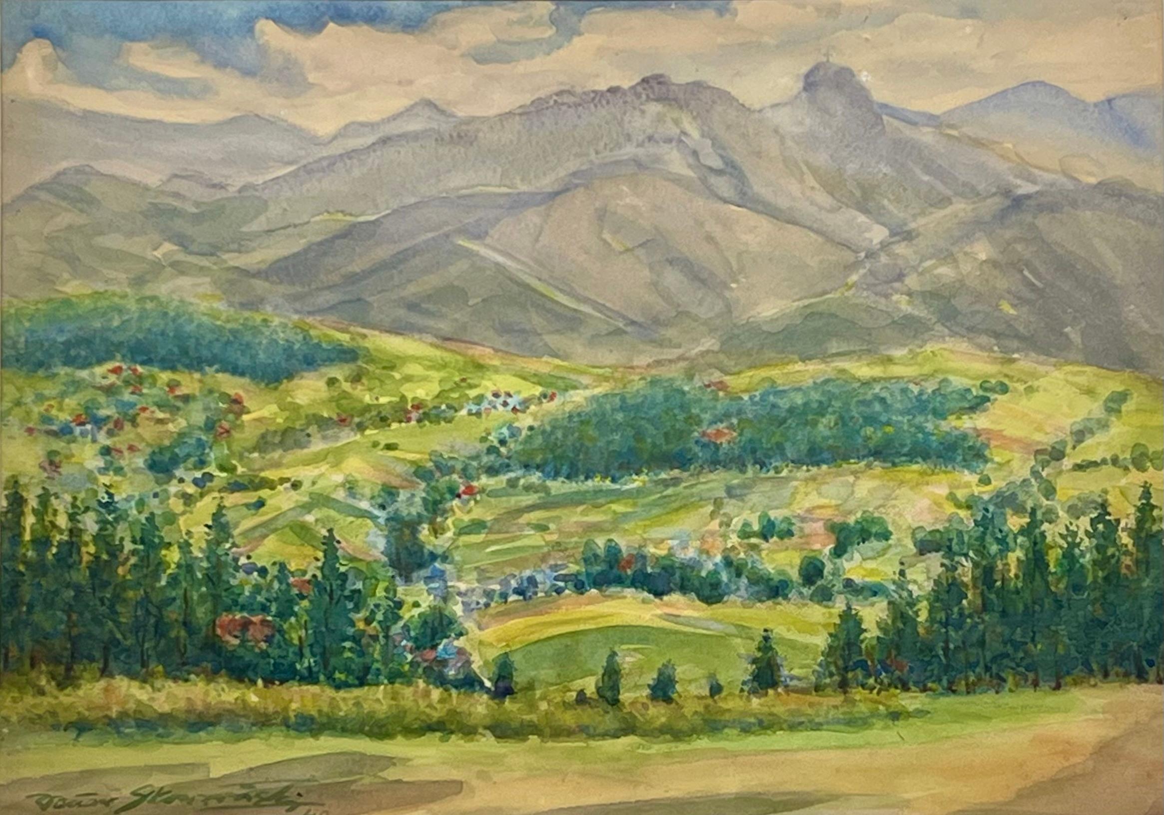 Wacław Skowroński,''Tatrzański pejzaż''