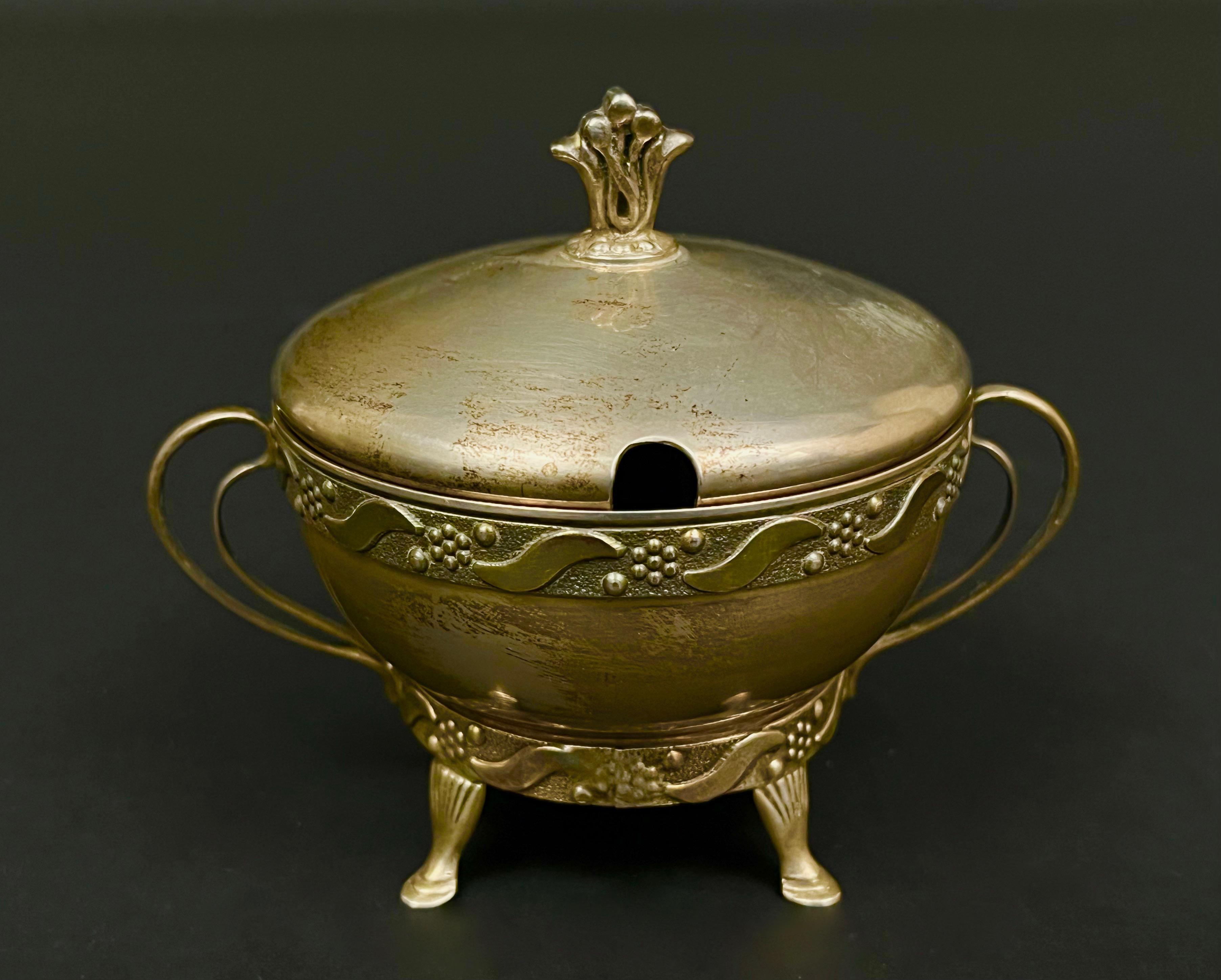 Srebrny zestaw do mokki dla 6 osób , 1085 g