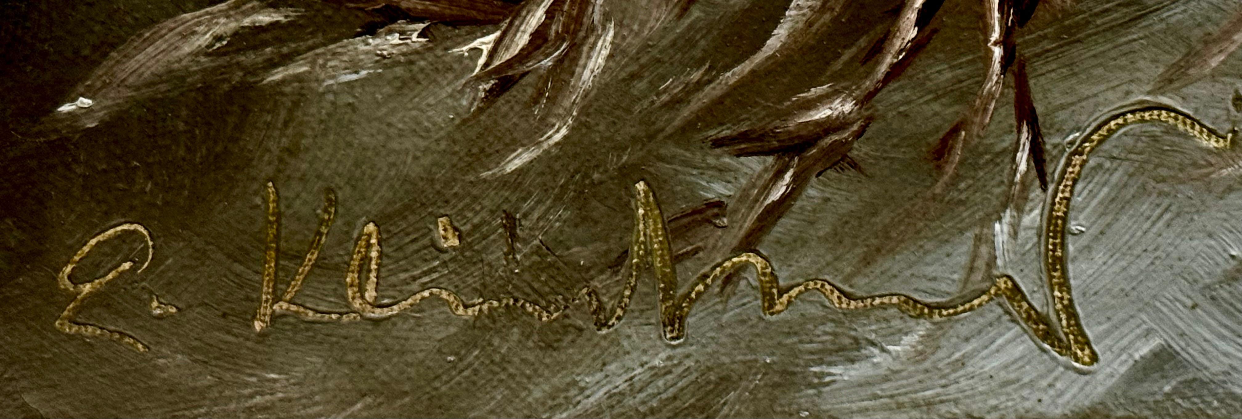 Nieustalony malarz, ''Głuszec w zimowej puszczy''