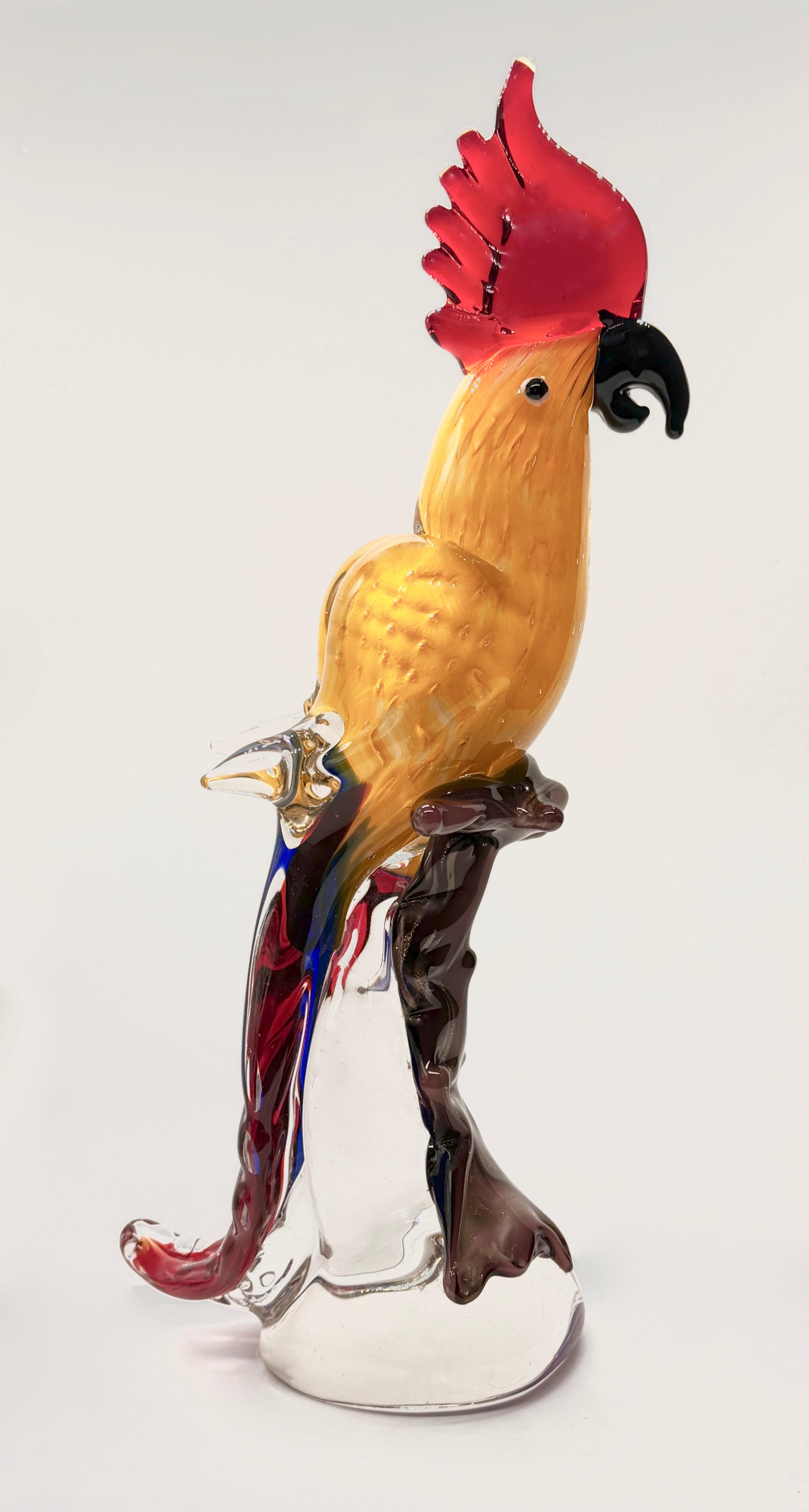 Dekoracyjna pełnoplastyczna figura papugi