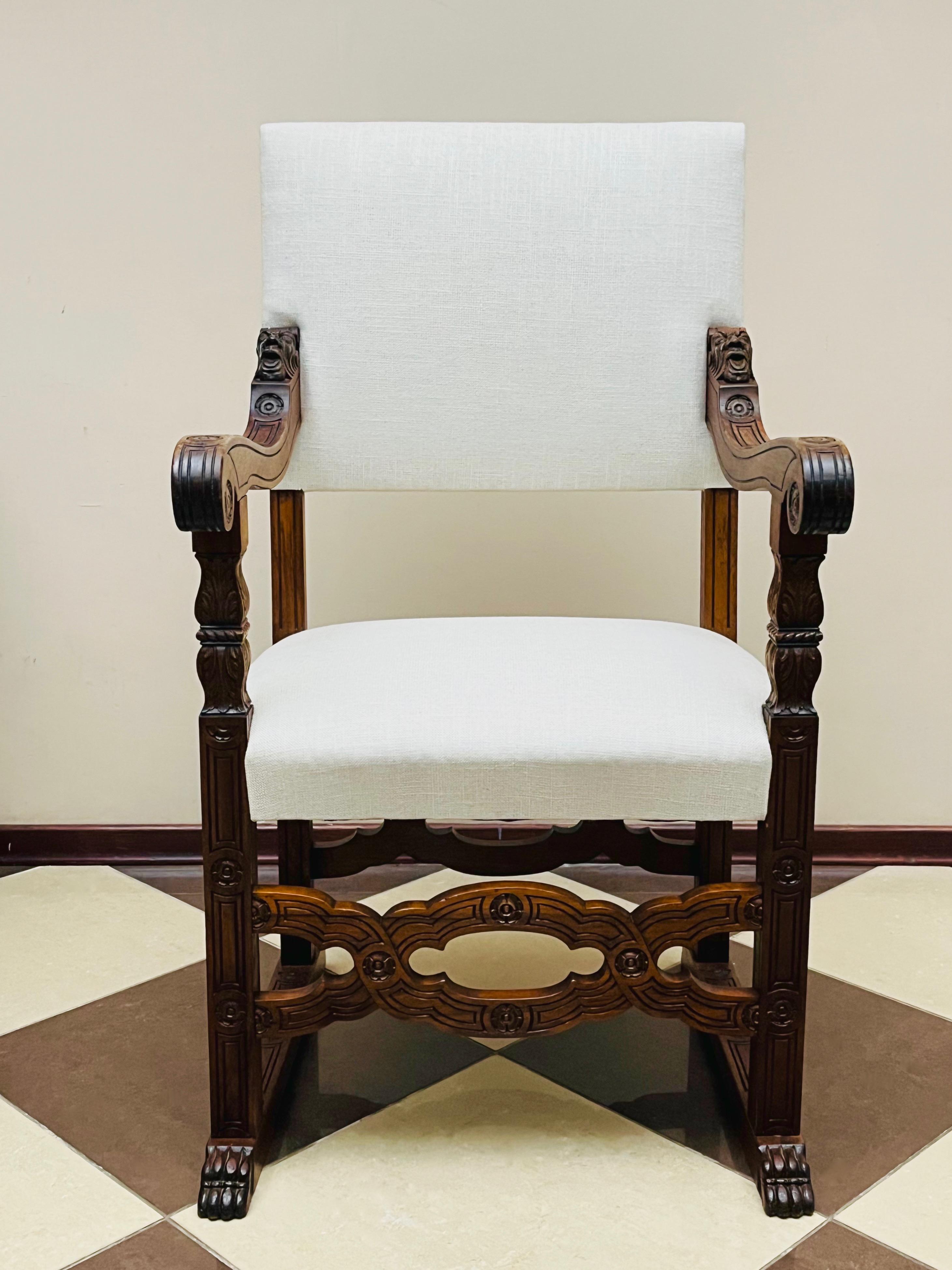 Fotel neorenesansowy