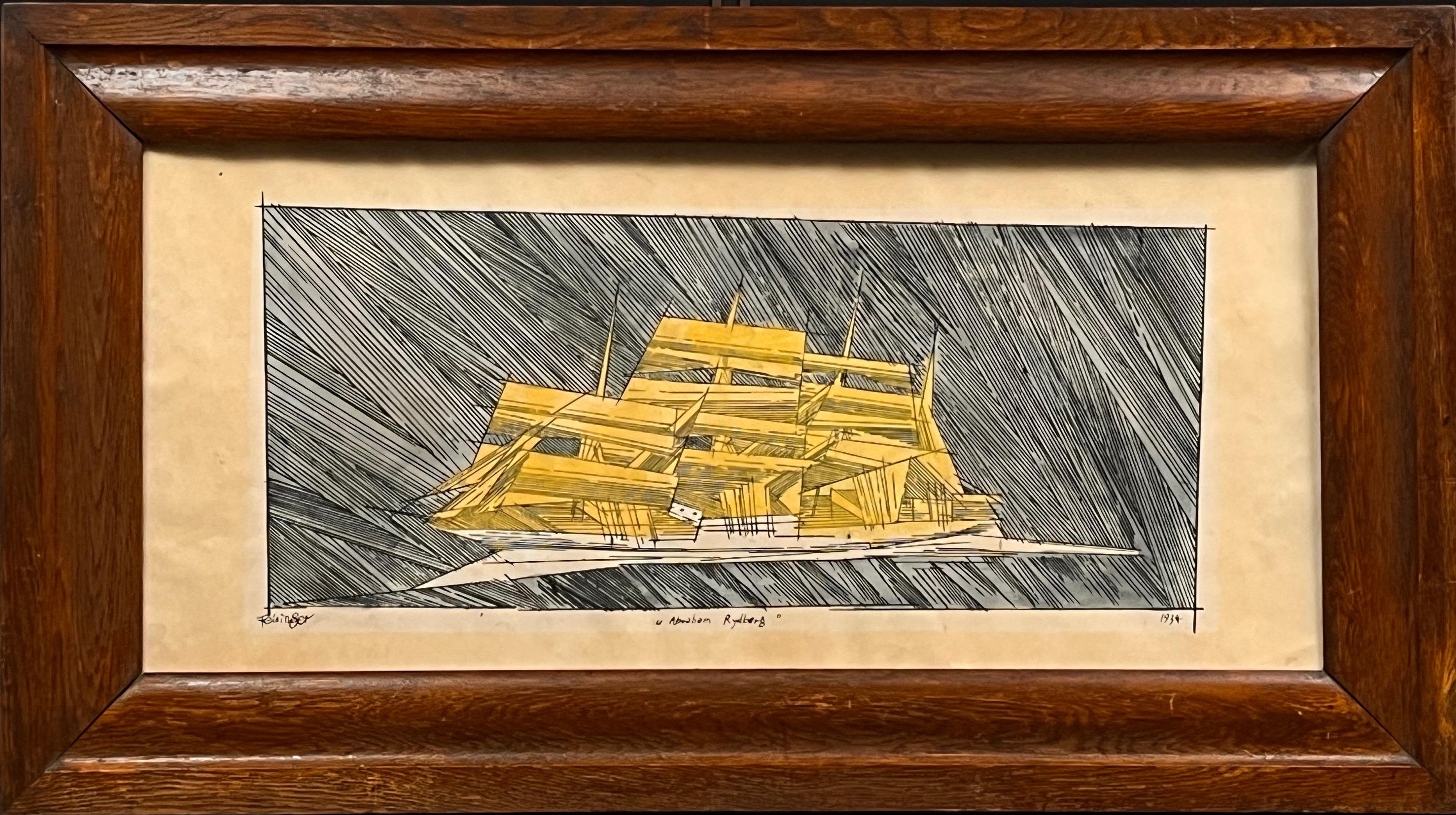 Lyonel Feininger(1871-1956),''Abraham Rydberg''