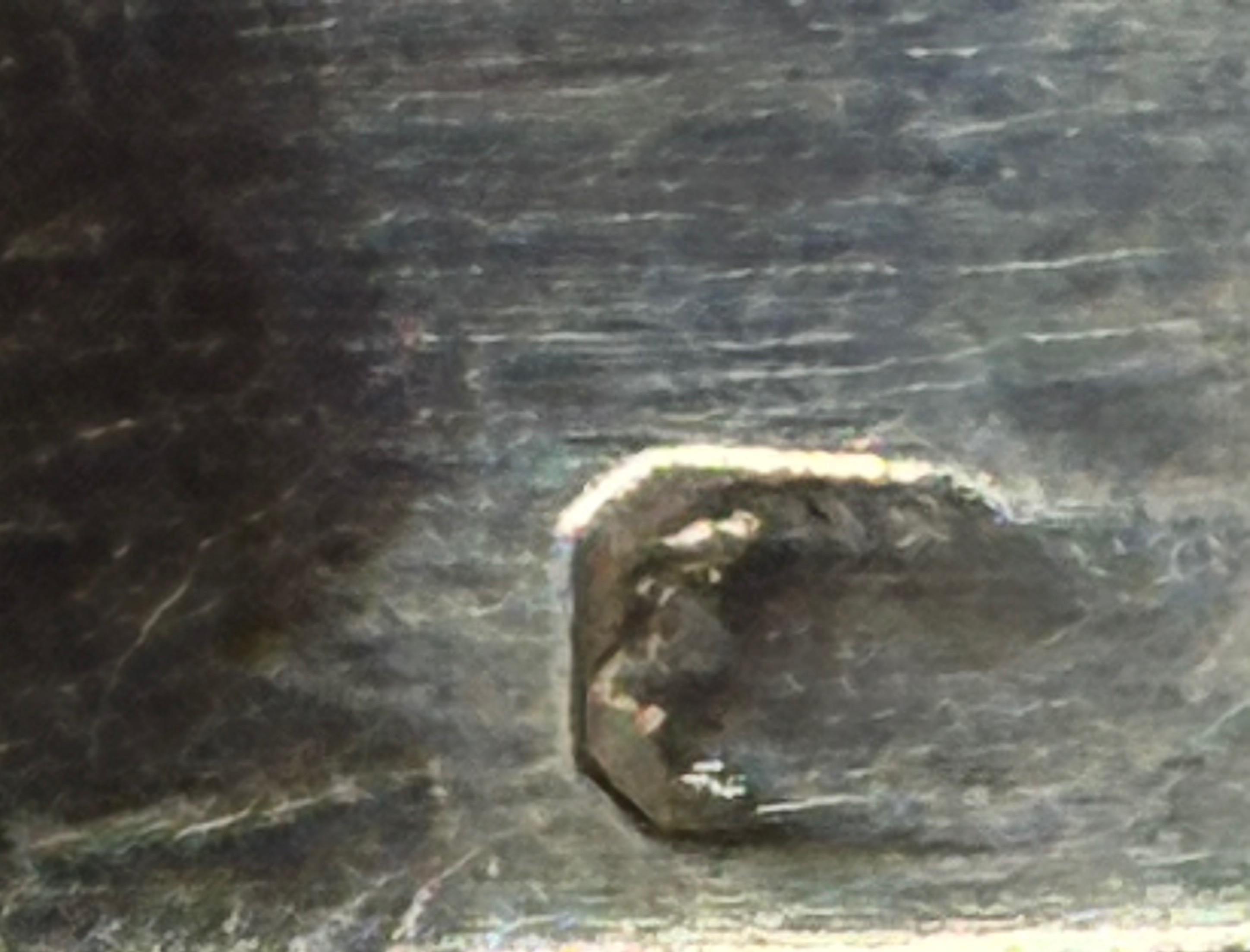 Srebrny kielich stojący na sześciokątnej podstawie, masa 619 g