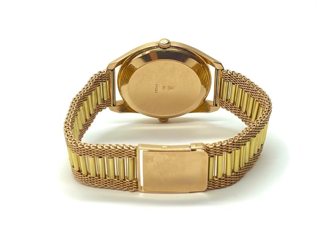 Złoty zegarek ze złotą bransoletą Poljot Automatic, masa łączna 72 g