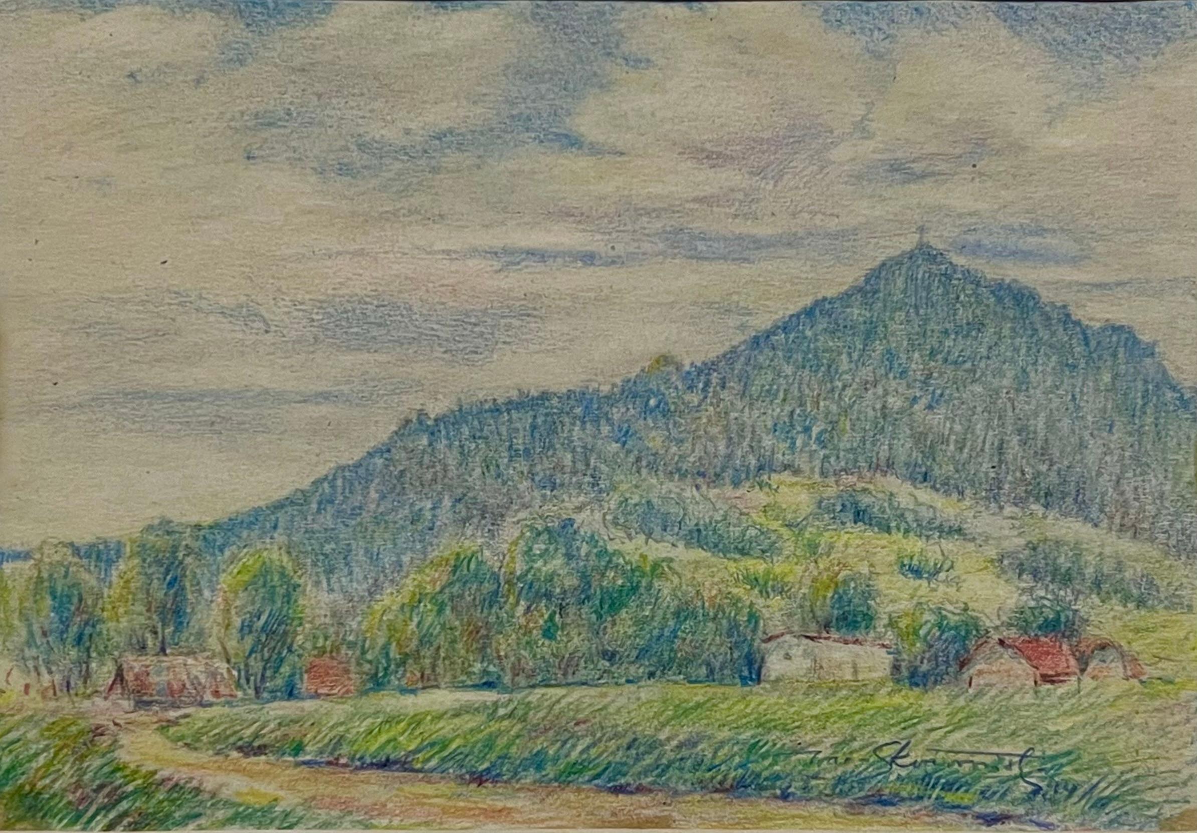 Wacław Skowroński,''Karpniki-widok na Orlik''